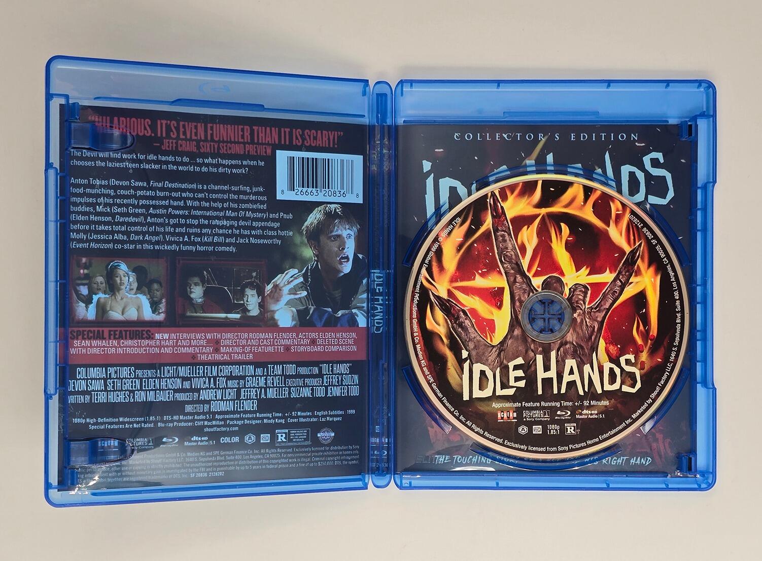 Idle Hands Scream hotsell Factory Brand New With Slipcover