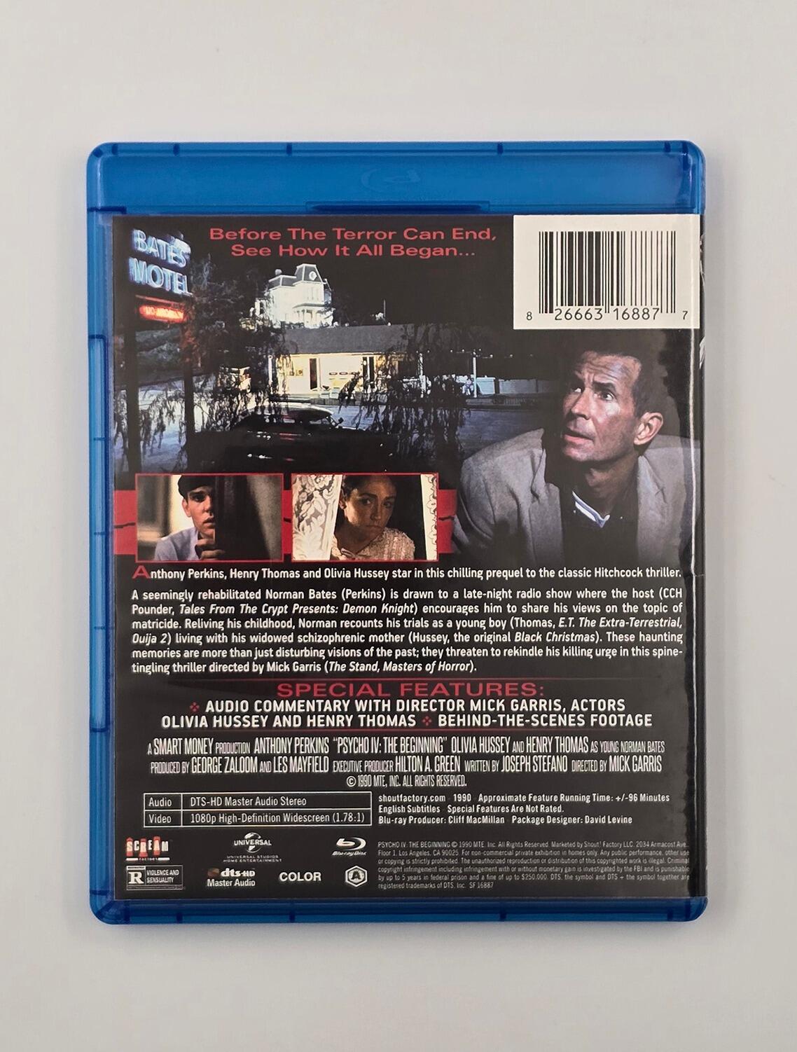 Psycho IV: The Beginning - Blu-Ray - Region A - [Pre-owned] - Shout! Factory - Item Image 2