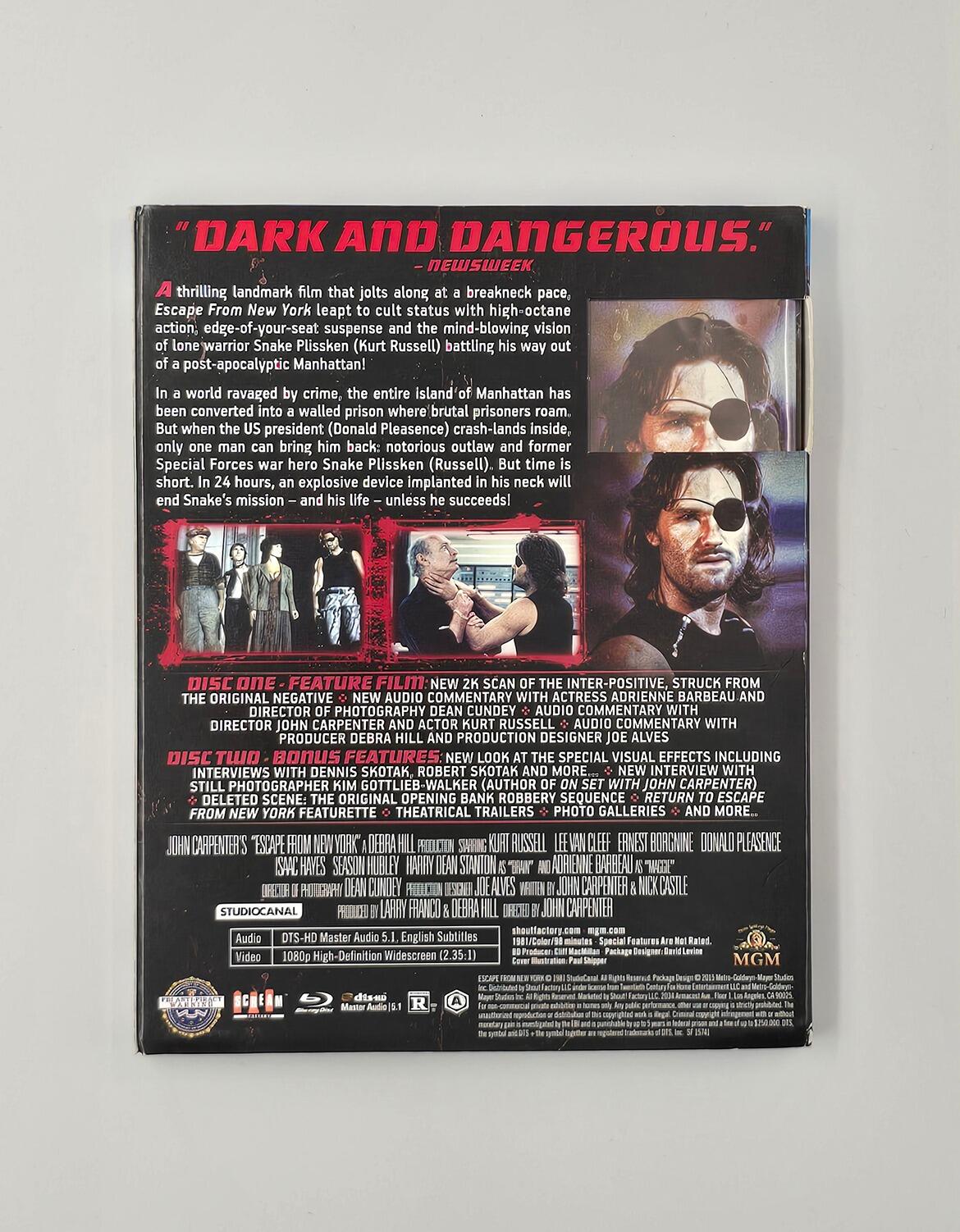 Escape from New York - Slipcover - Blu-Ray - Region A - [Pre-owned] - Shout! Factory - Item Image 2
