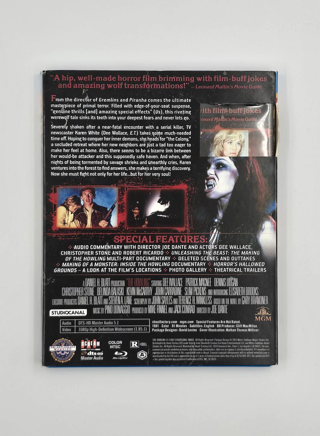 The Howling - Slipcover - Blu-Ray - Region A - [Pre-owned] - Shout! Factory - Item Image 2