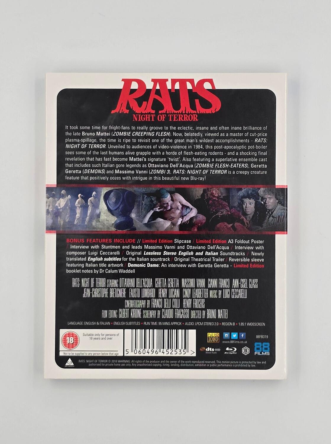 Rats Night of Terror - Slipcover - Blu-Ray - Region B - [Pre-owned] - 88 Films - Item Image 2