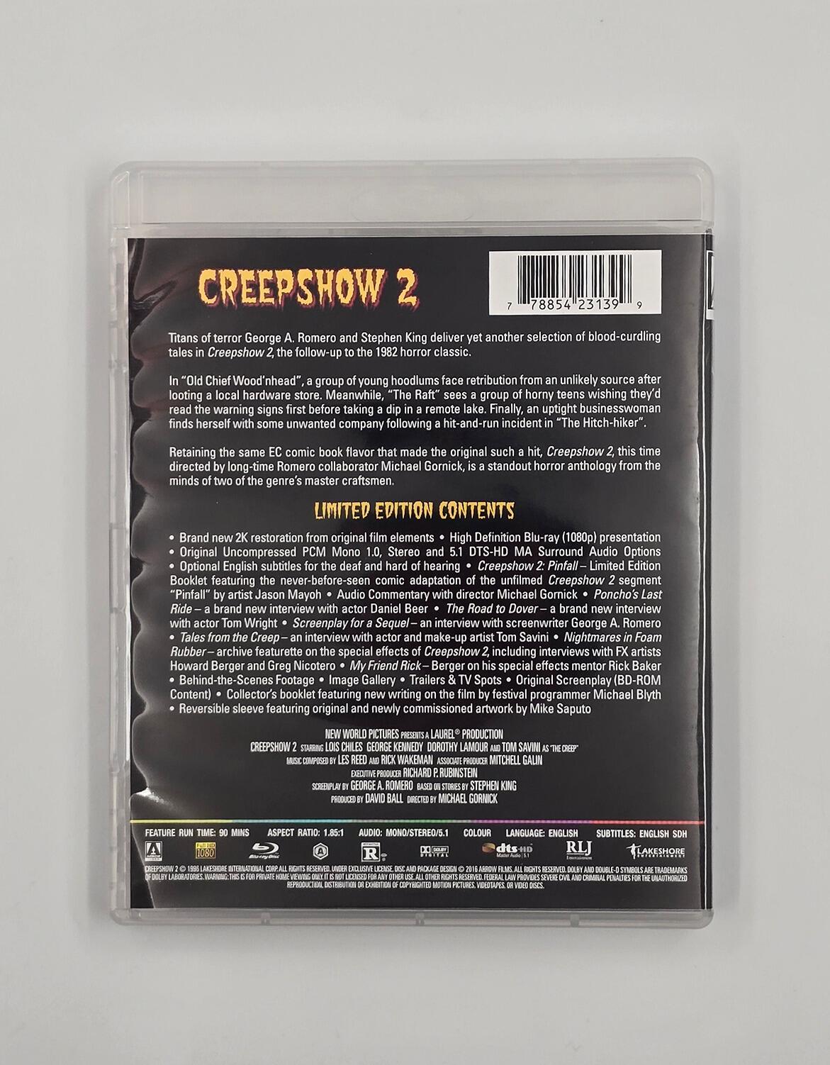 Creepshow Limited Edition Box Set Blu-Ray Region A