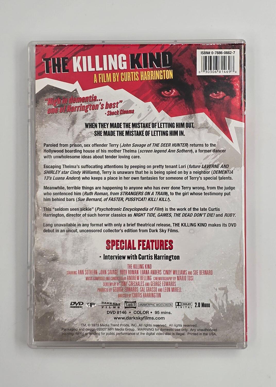 The Killing Kind - DVD - Region 1 - [Pre-owned] - Dark Sky Films - Item Image 2