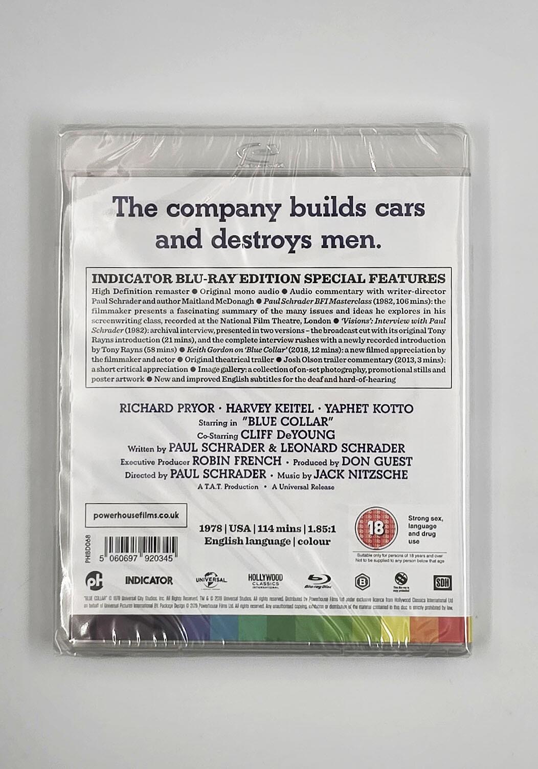 Blue Collar - Blu-Ray - Region B - [New] - Powerhouse Films - Item Image 2