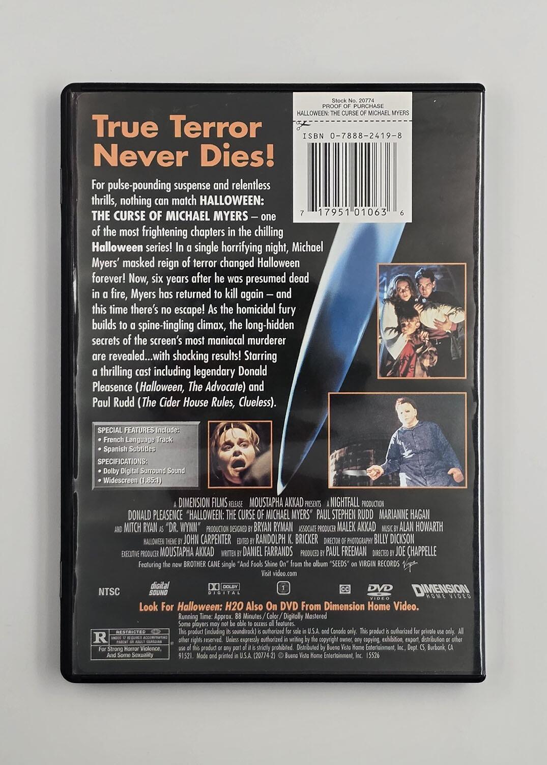 Halloween: The Curse of Michael Myers - DVD - Region 1 - [Pre-owened] -  - Item Image 2