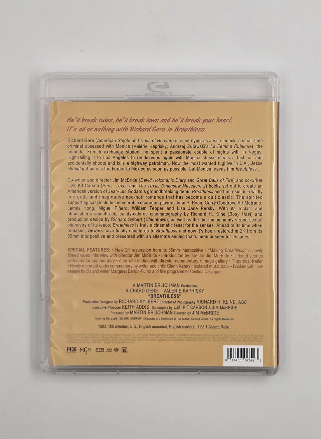 Breathless - Slipcover - Blu-Ray - Region A - [Pre-owned] - Fun City Editions - Item Image 4