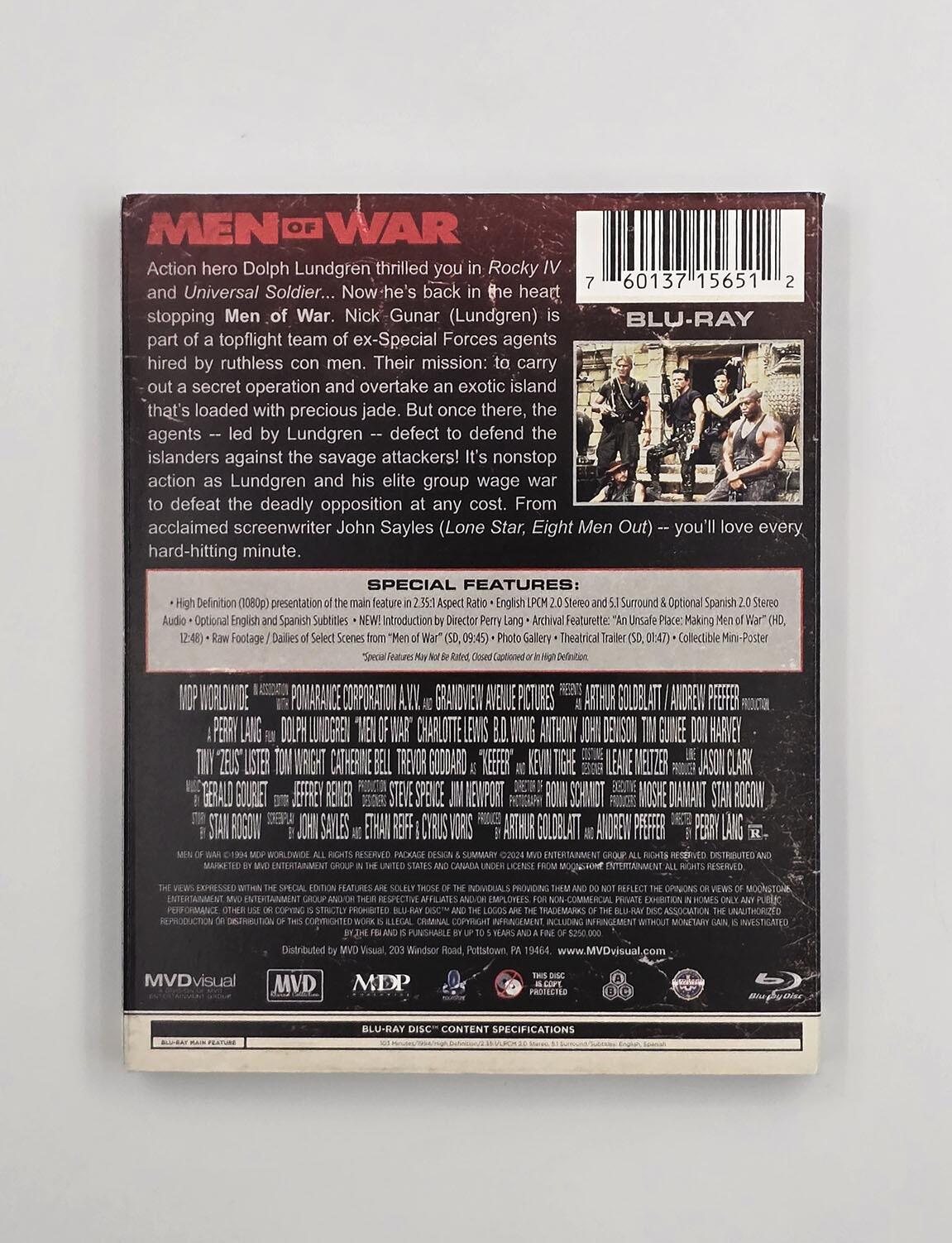 Men of War - Slipcover - Blu-Ray - Region Free - [Pre-owned] - MVD Entertainment - Item Image 2