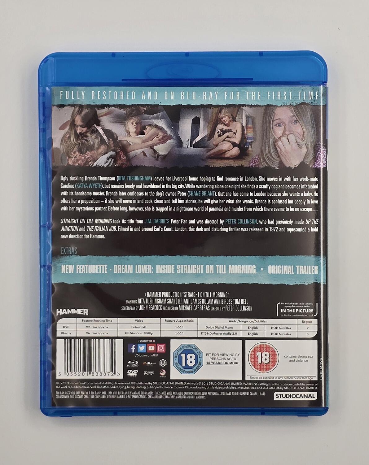 Straight on Till Morning - Slipcover - Blu-Ray (Region B) + DVD (Region 2) - [Pre-owned] - Studio Canal - Item Image 4