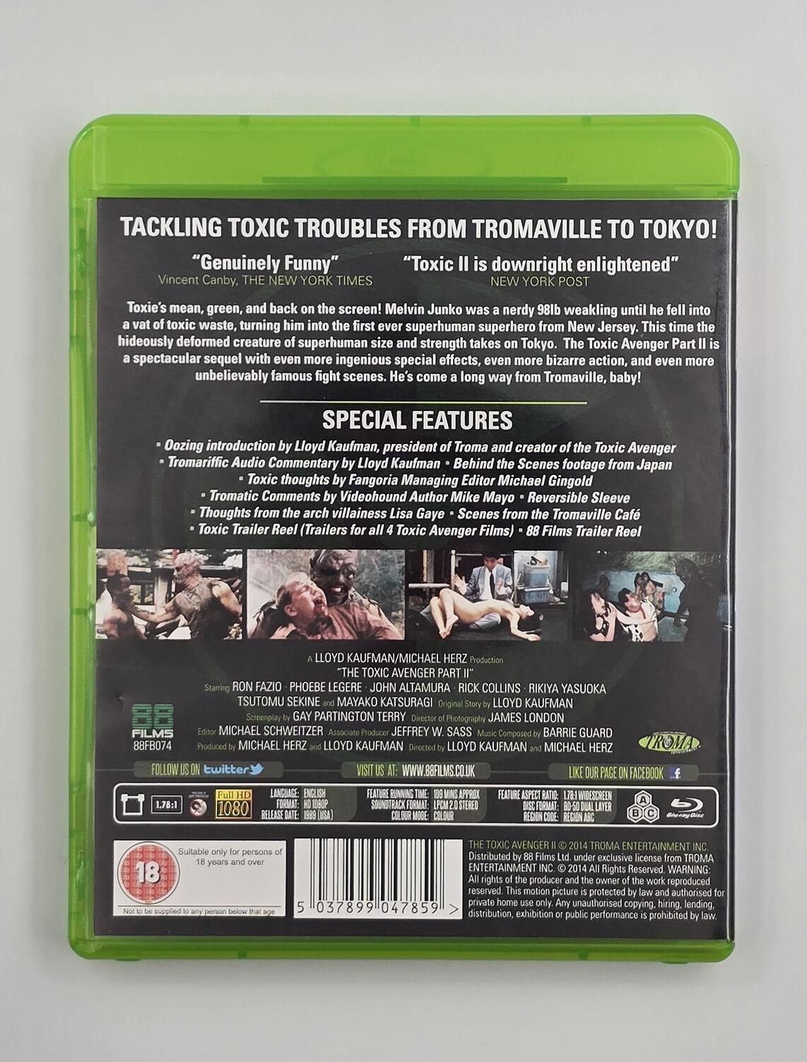 The Toxic Avenger Part II - Blu-Ray - Region Free - [Pre-owned]