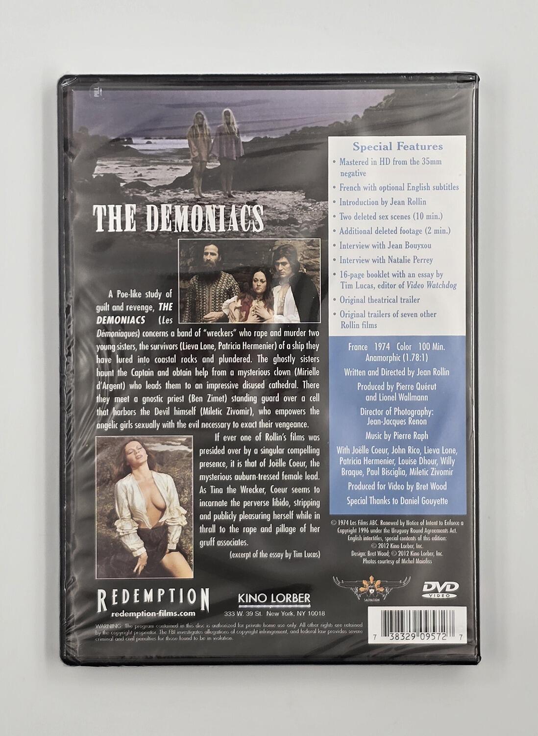 The Demoniacs - Unrated Extended Cut - DVD - Region 1 - [New] - Kino Lorber - Item Image 2