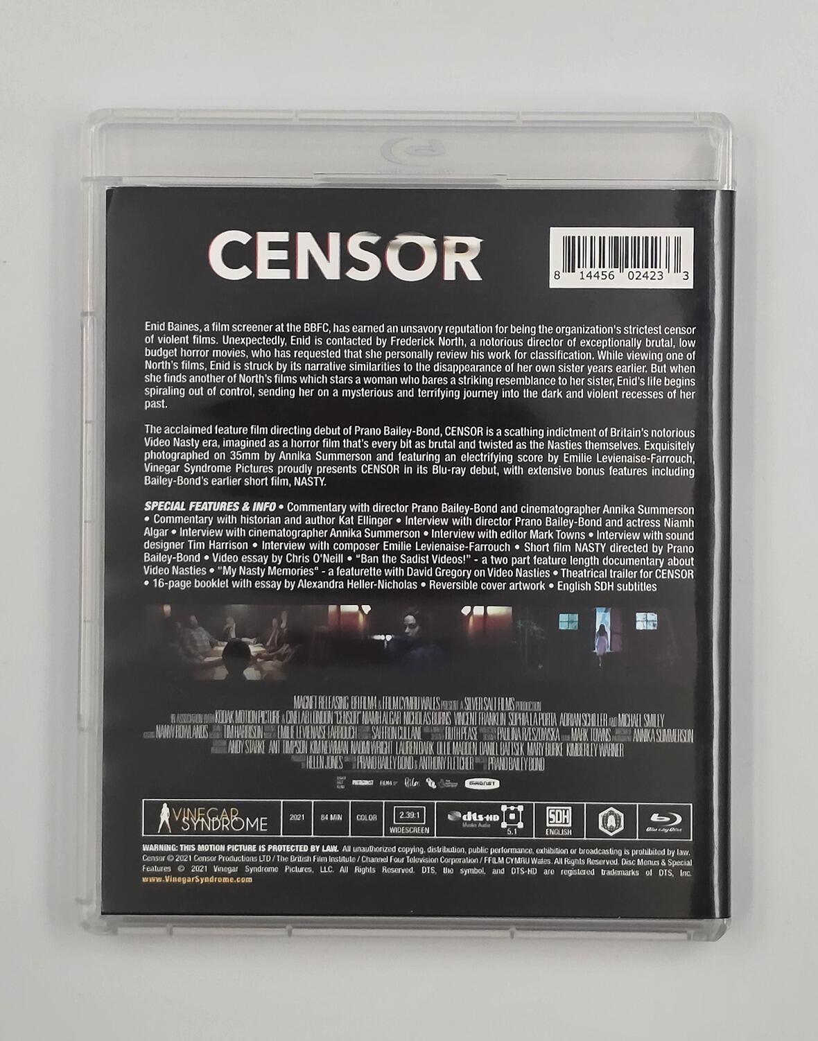 Censor - Slipcover - Limited Edition - Blu-Ray - Region A - [Pre-owned] - Vinegar Syndrome - Item Image 6