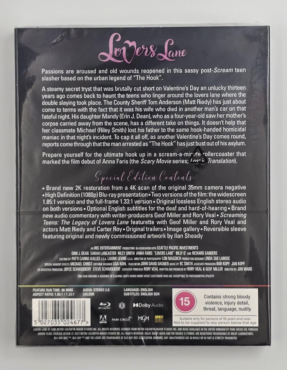 Lovers Lane - Slipcover - Blu-Ray - Region B - [New] - Arrow Video - Item Image 2