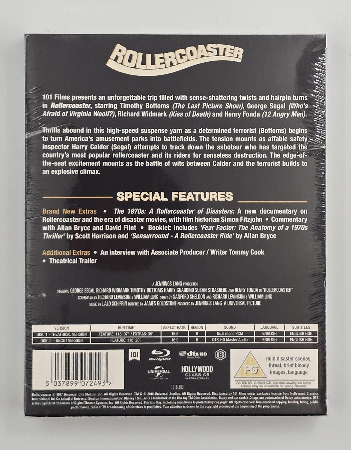 Rollercoaster - Limited Edition - Blu-Ray - Region B - [New] - 101 Films - Item Image 2
