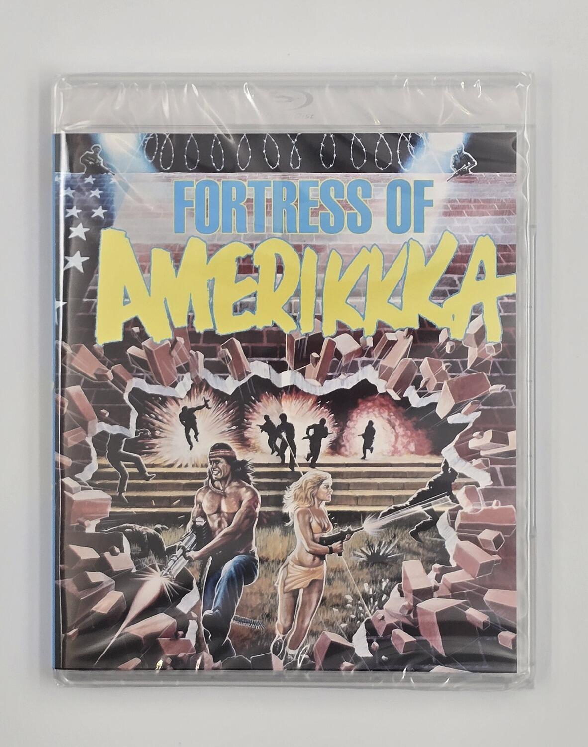 Fortress of Amerikkka - Limited Edition - Slipcover - Blu-Ray - Region Free - [New] - Vinegar Syndrome - Eric Louzil - Case Front