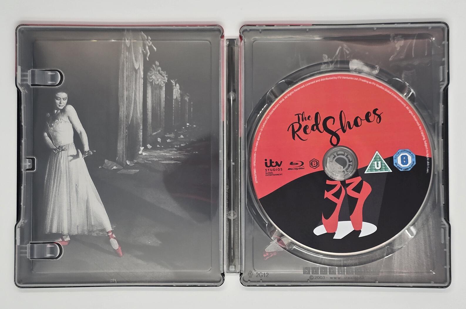 The Red Shoes - Steelbook - Blu-Ray - Region B - [Pre-owned] - ITV Studios - Michael Powell - Case Inside