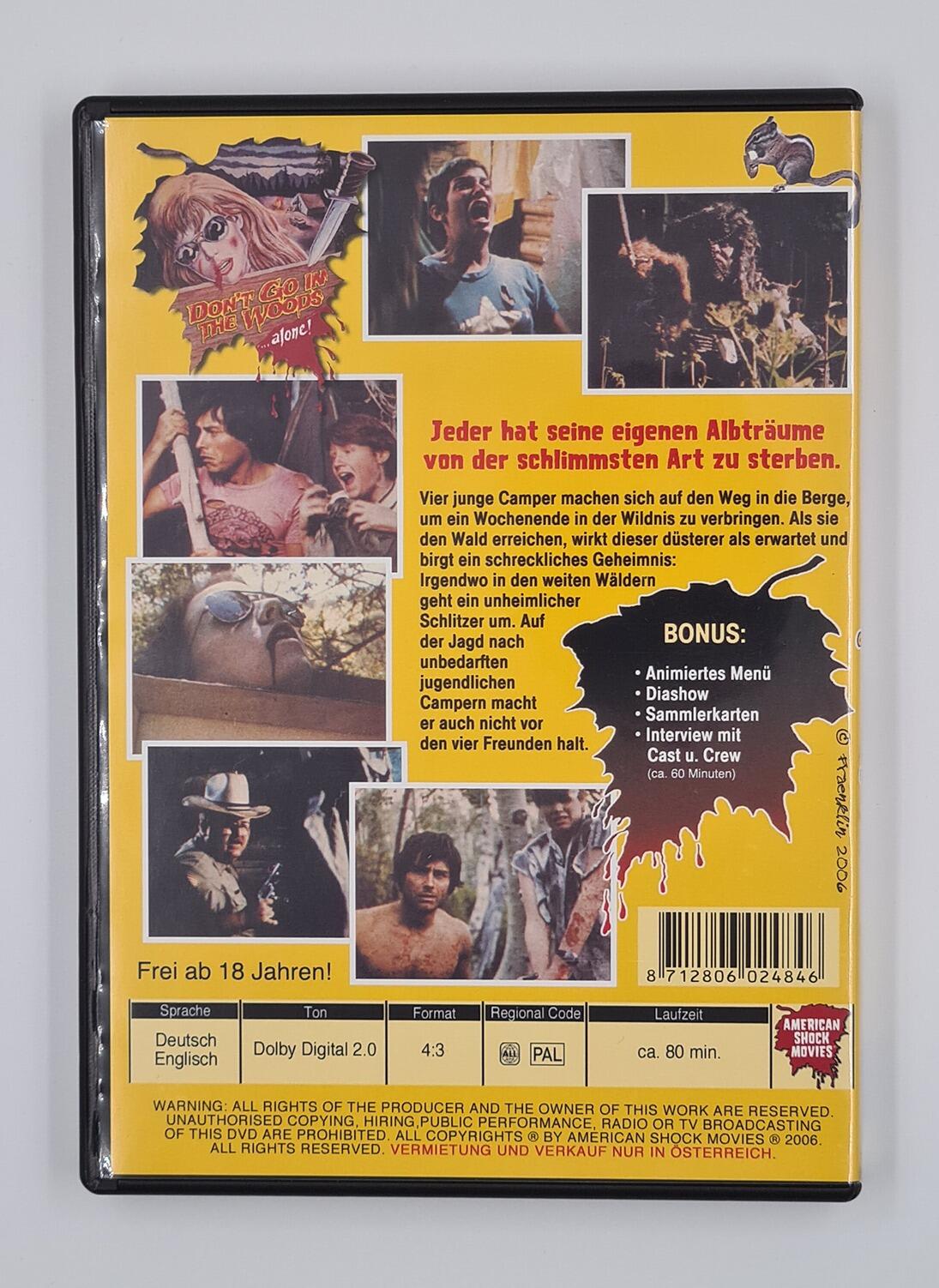 Don't Go in the Woods Alone! - Slipcover - DVD - Region Free - [Pre-Owned] - Shock Entertainment - Item Image 4