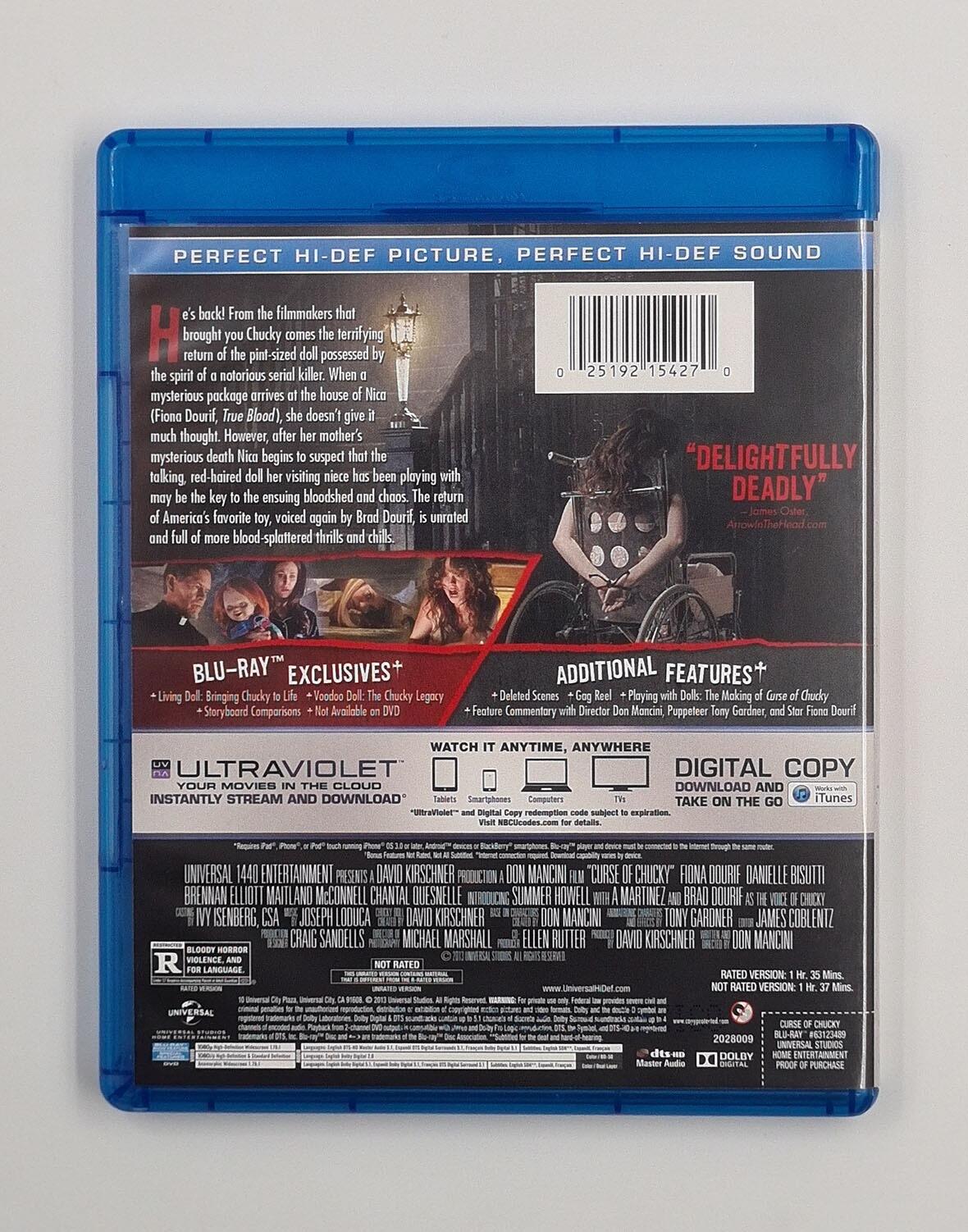 Curse of Chucky (Unrated + R-Rated) - Slipcover - Blu-Ray (Region Free) + DVD - (Region 1) - [Pre-owned] - Universal - Item Image 4
