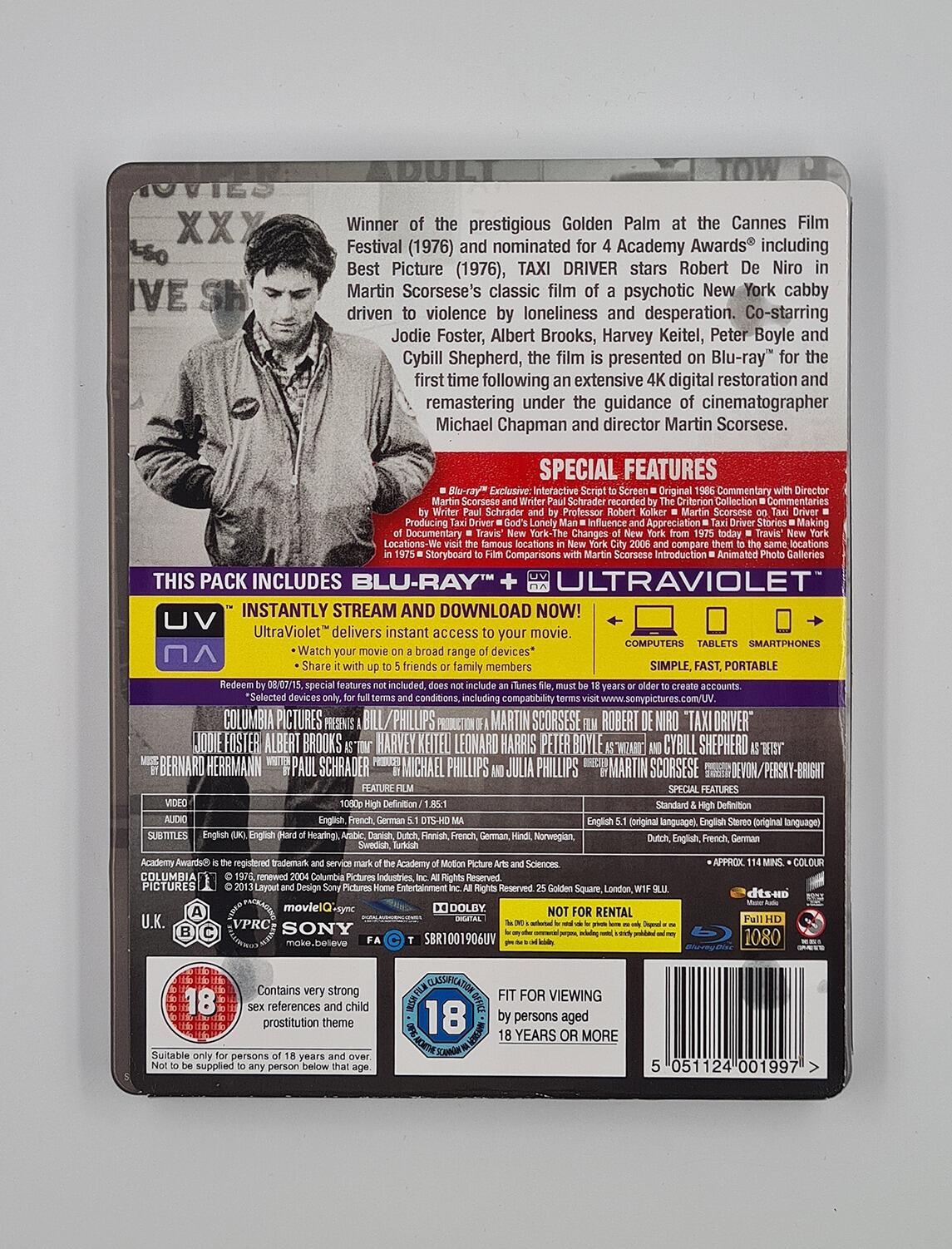 Taxi Driver - Limited Edition - Steelbook - Blu-Ray - Region Free - [Pre-owned] - Sony - Item Image 2