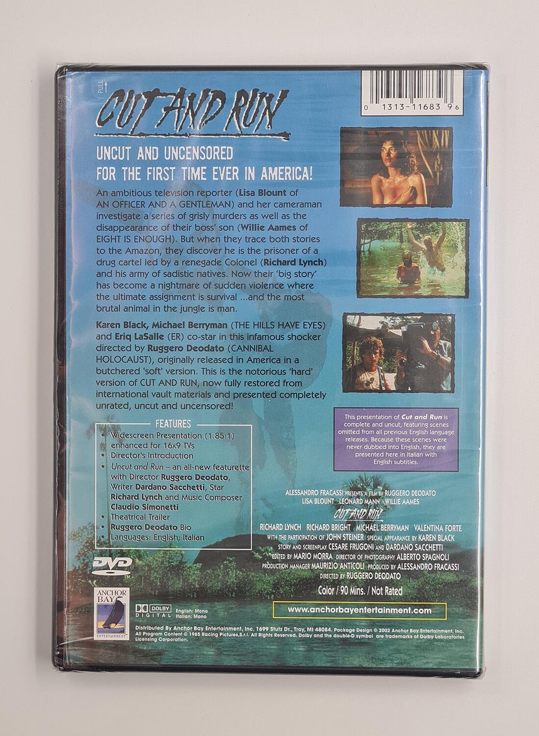 Cut and Run - DVD - Region Free - [New] - Anchor Bay - Item Image 2