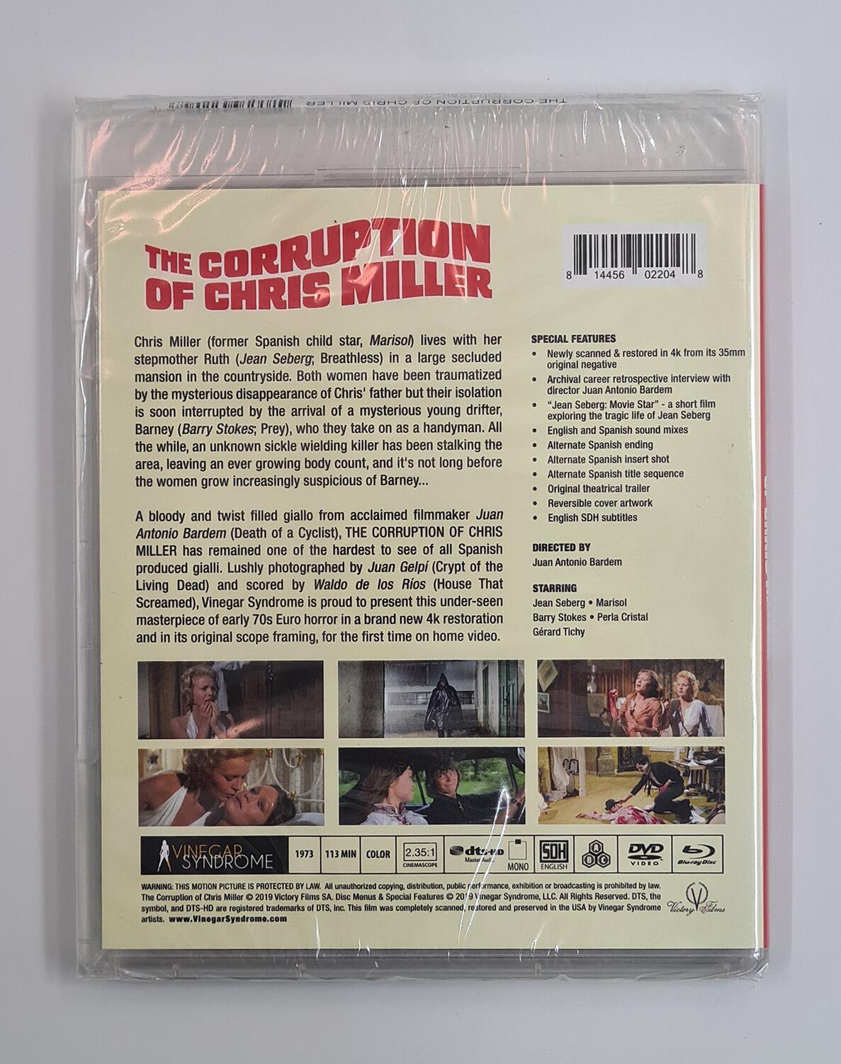 The Corruption of Chris Miller - Blu-Ray + DVD - Region Free - [New] - Vinegar Syndrome - Item Image 2