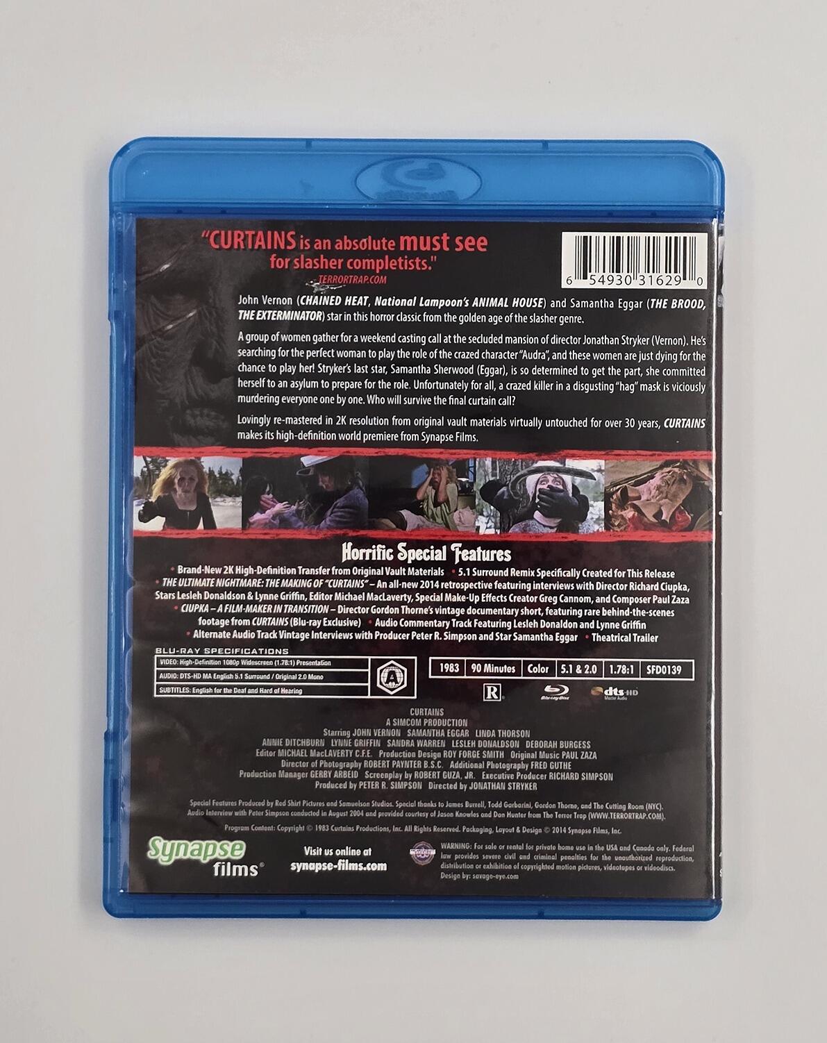 Curtains - Blu-Ray - Region A - [Pre-owned] - Synapse - Item Image 2