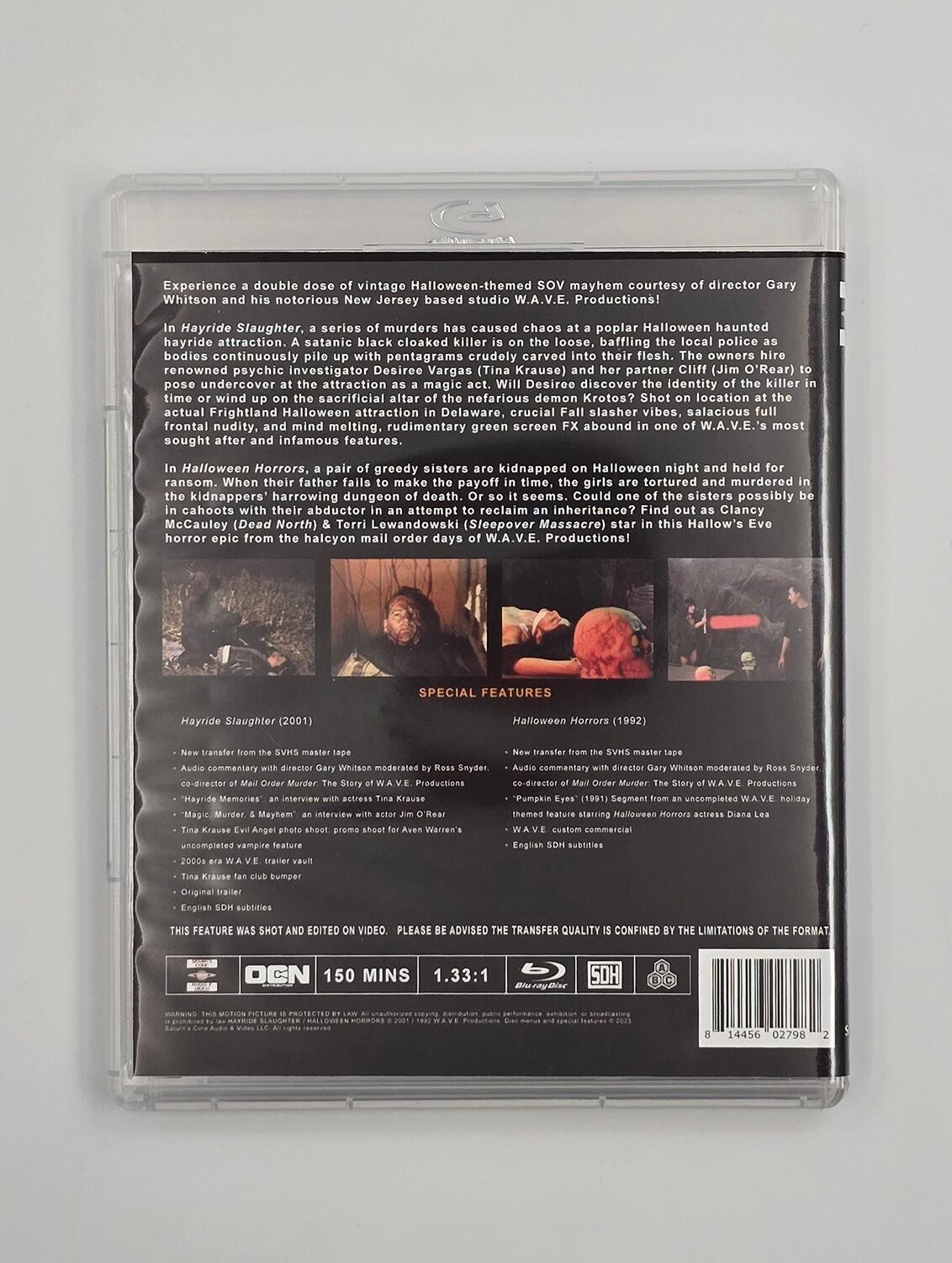 Hayride Slaughter + Halloween Horrors - Slipcover - Bu-Ray - Region Free - [Pre-owned] - Saturn's Core - Item Image 4