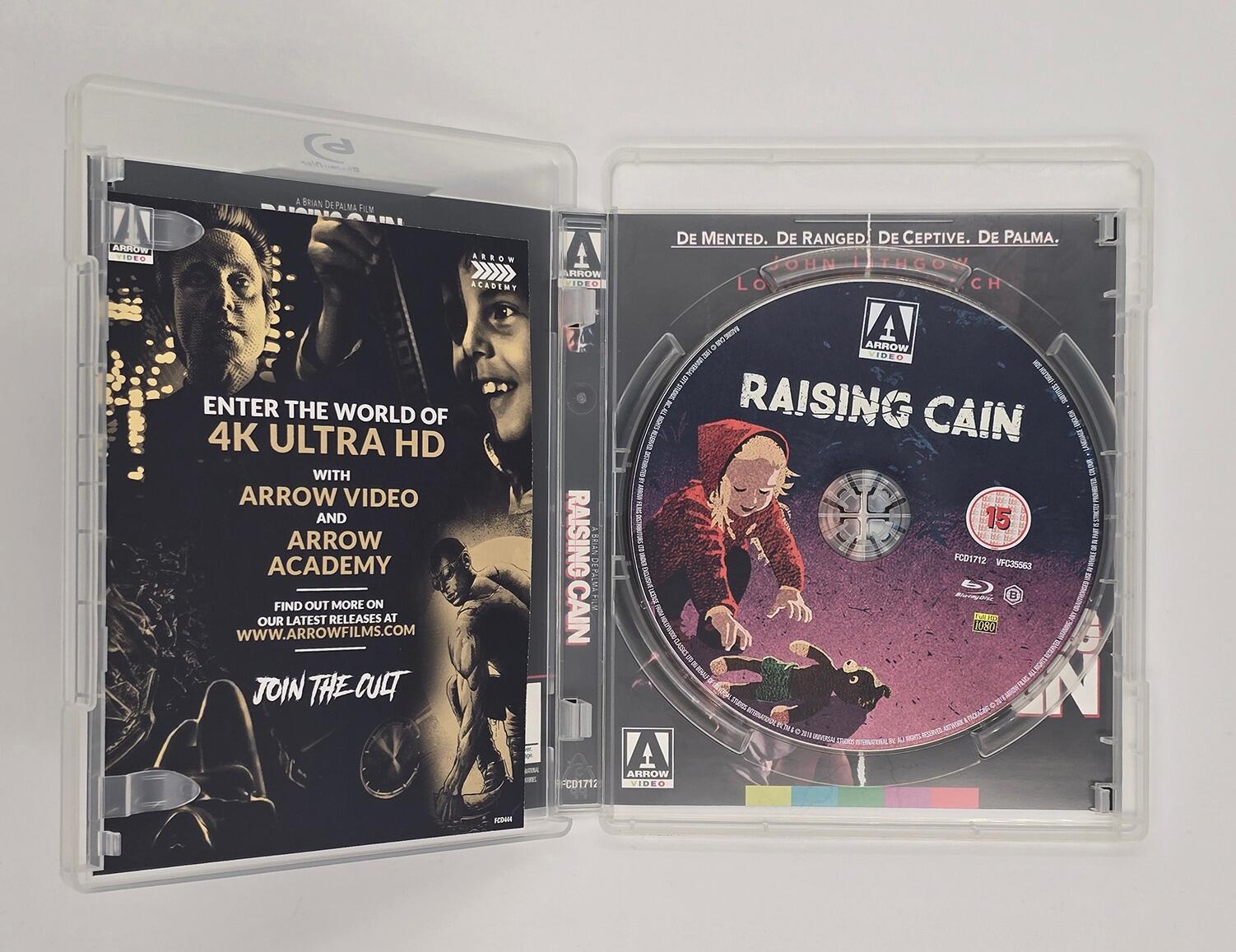Raising Cain - Blu-Ray - Region B - [Pre-owned] - Arrow Video - Item Image 3