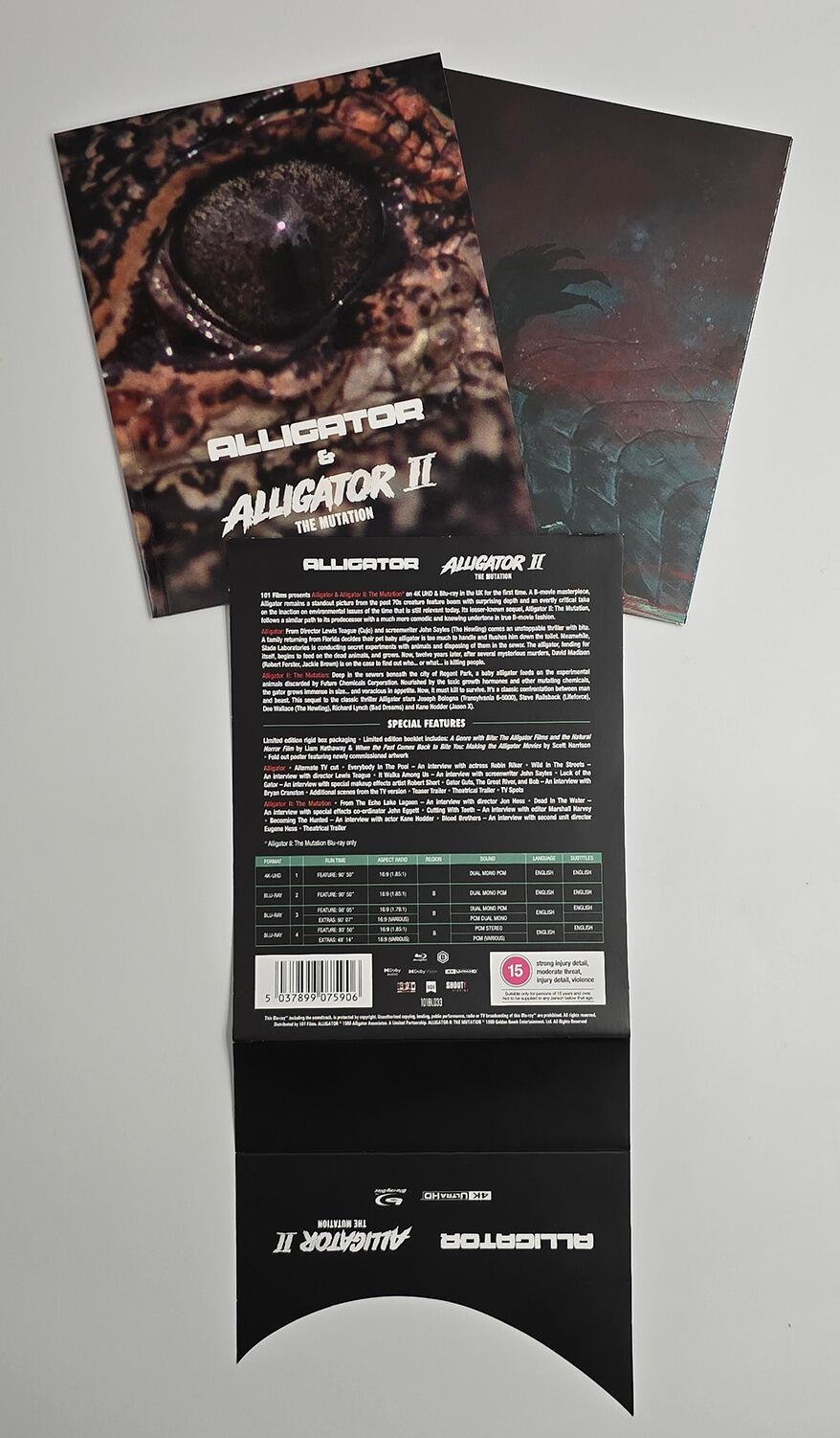 Alligator/Alligator II: The Mutation - Limited Edition - Box Set - 4K UHD (Region Free) + Blu-Ray (Region B) - [Pre-owned] - 101 Films - Item Image 6