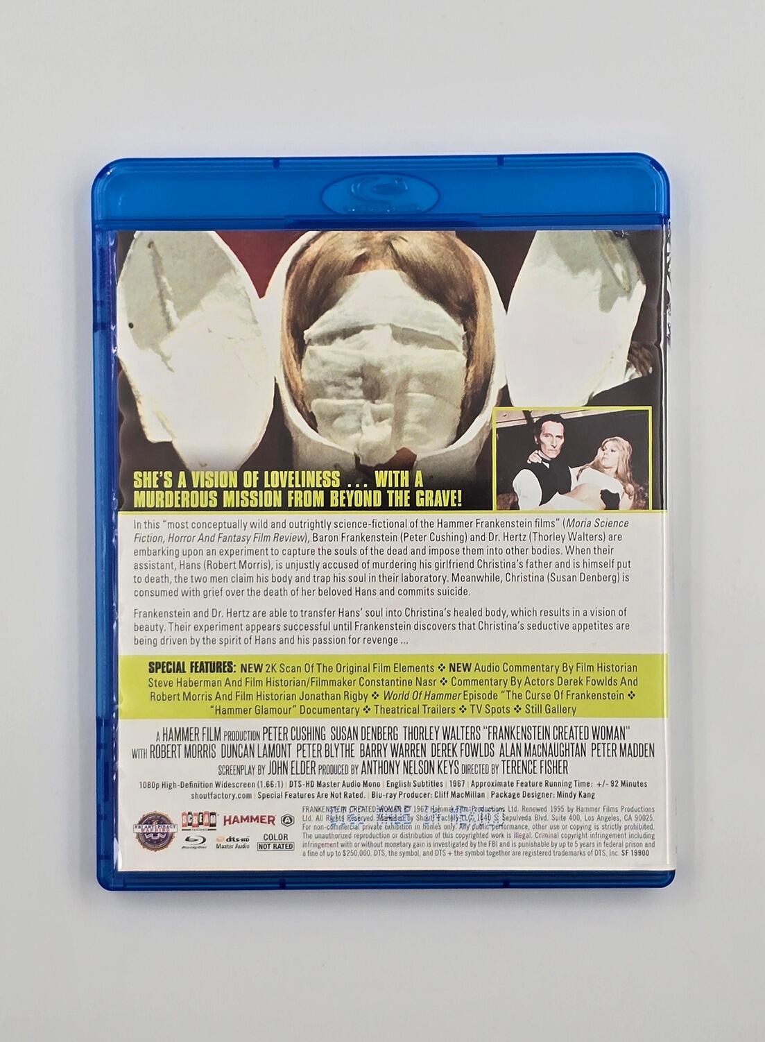 Frankenstein Created Woman - (Slipcover - Damaged - see condition notes) - Blu-Ray - Region A - [Pre-owned] - Shout! Factory - Item Image 4