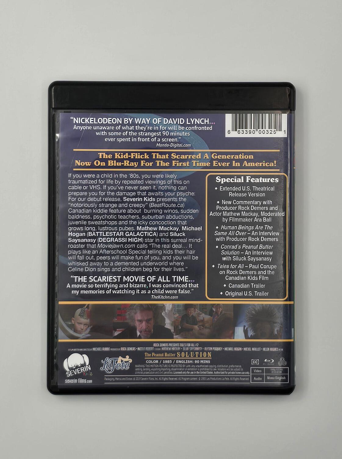 The Peanut Butter Solution - Blu-Ray - Region Free - [Pre-owned] - Severin - Item Image 2