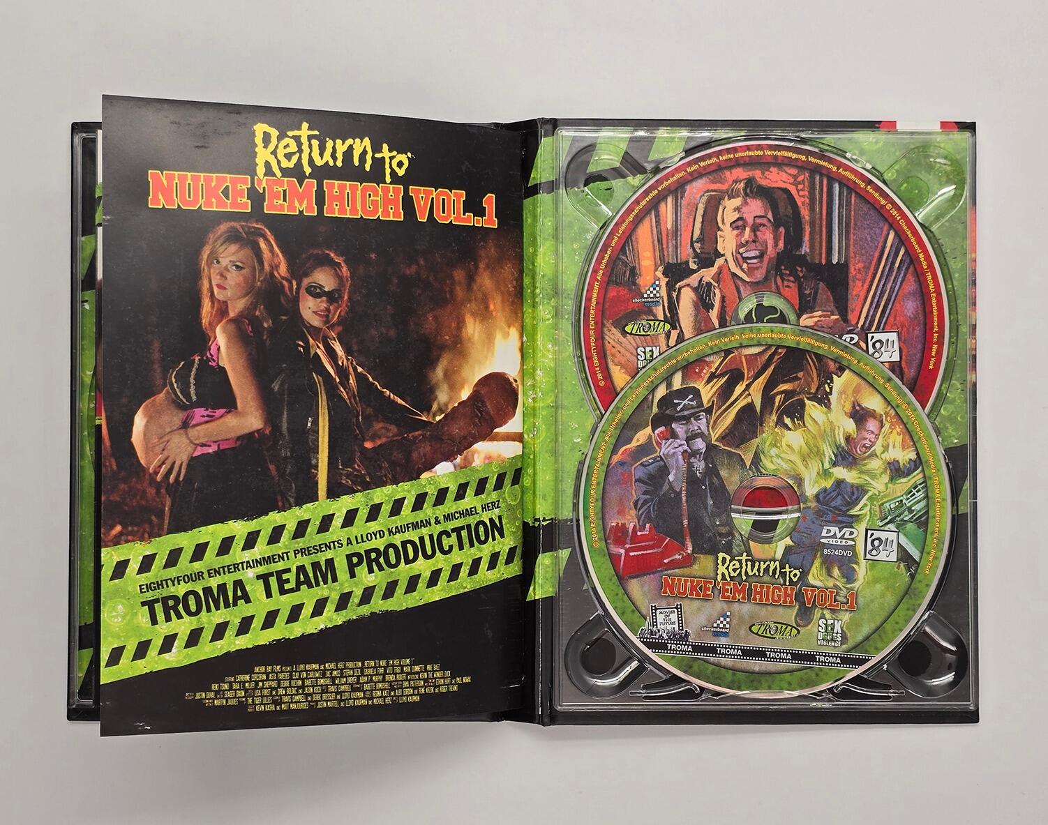 Return to Nuke 'em High Vol.1 - Limited Edition - Mediabook - Blu-Ray (Region B) + DVD (Region 2) - [Pre-owned] - 84 Entertainment - Item Image 4