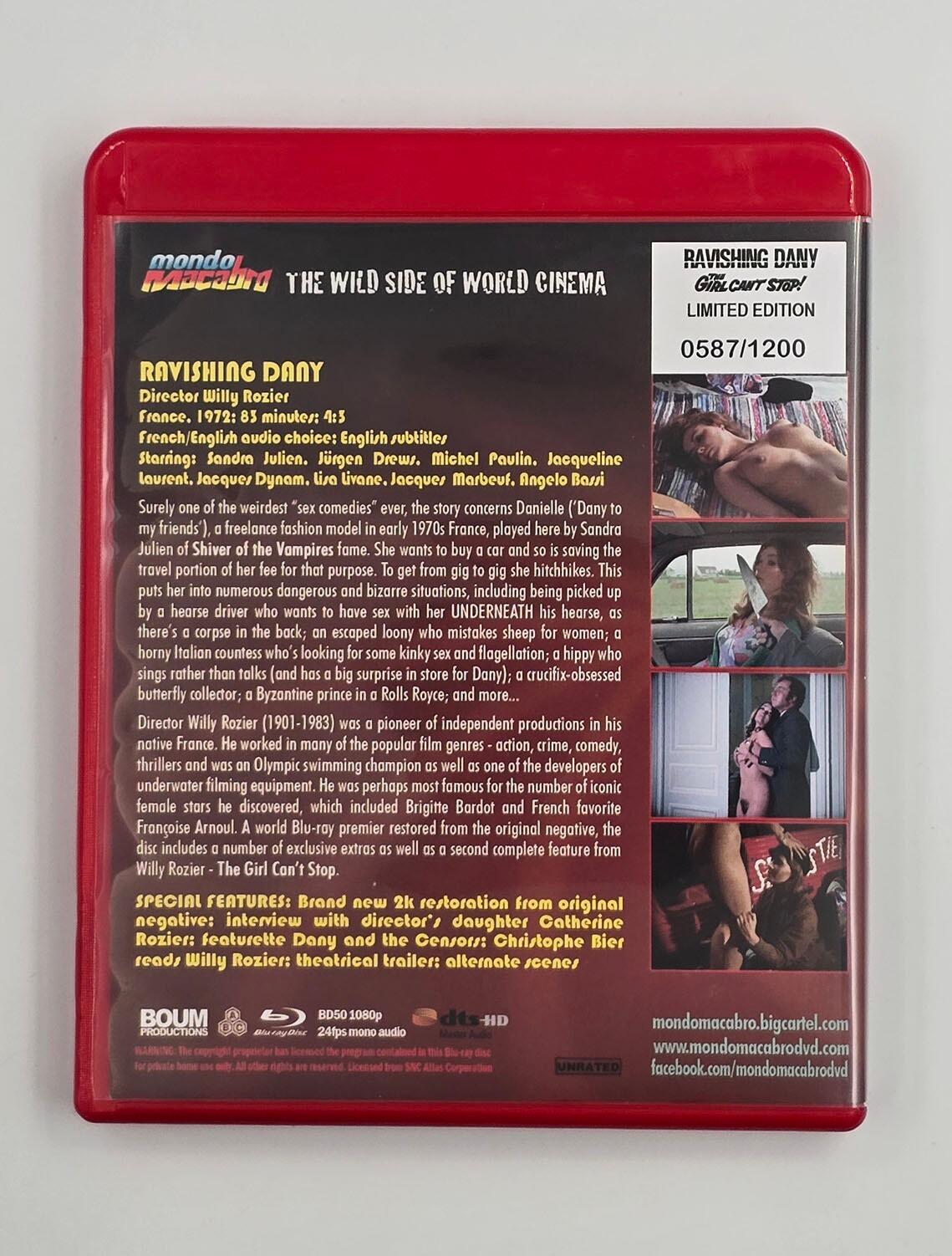 Ravishing Dany / The Girl Can't Stop! - Limited Edition - Blu-Ray - Region Free - [Pre-owned] - Mondo Macabro - Item Image 2