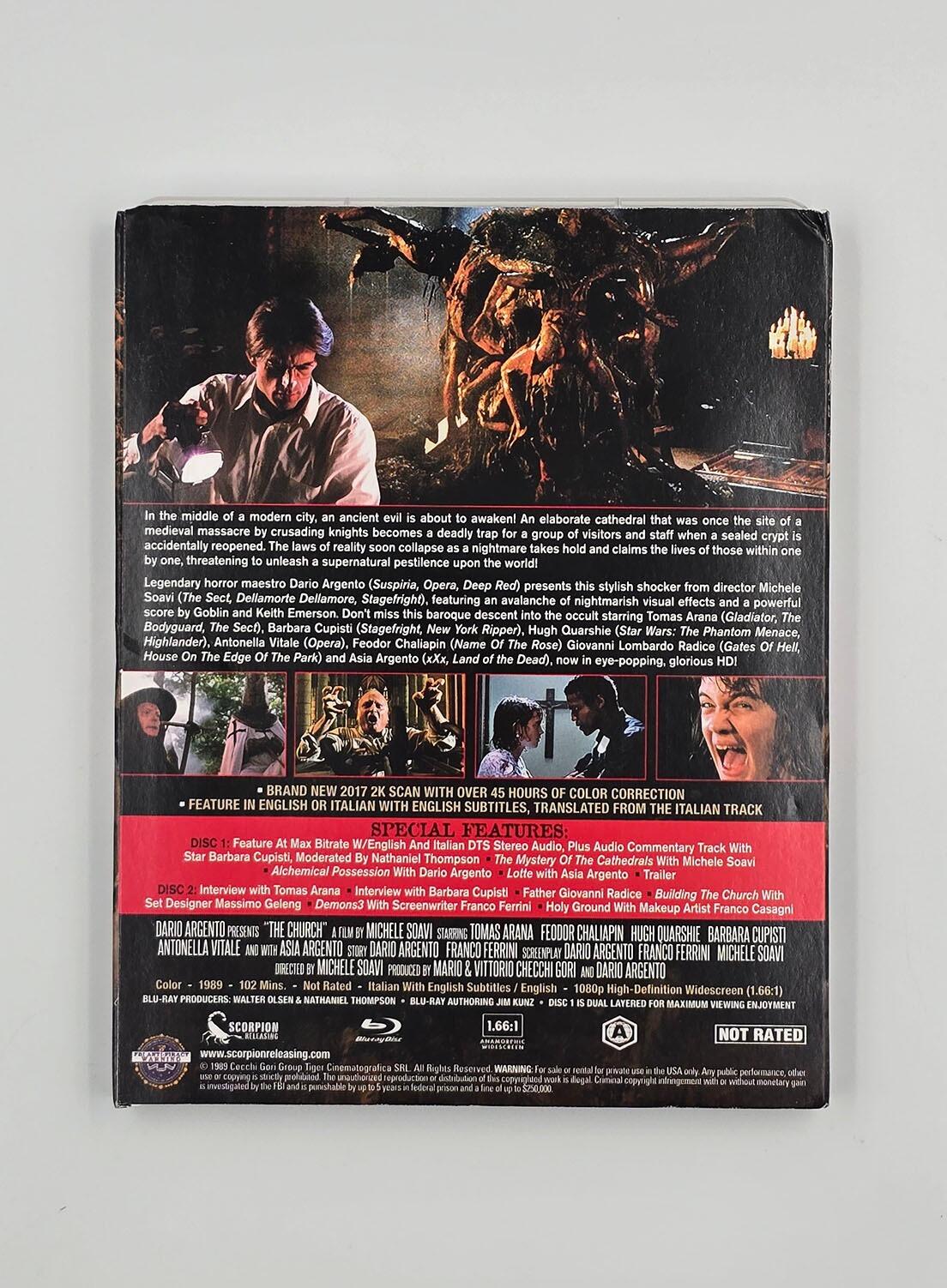 The Church - Slipcover - Poster - Blu-Ray - Region A - [Pre-owned] - Scorpion Releasing - Item Image 2