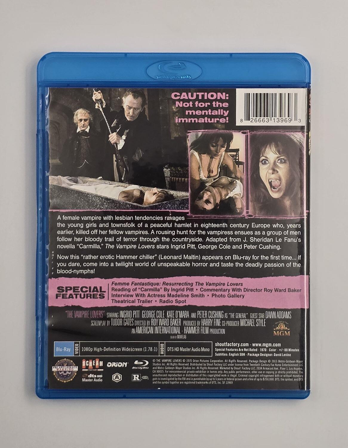 The Vampire Lovers - Blu-Ray - Region A - [Pre-owned] - Shout! Factory - Item Image 2