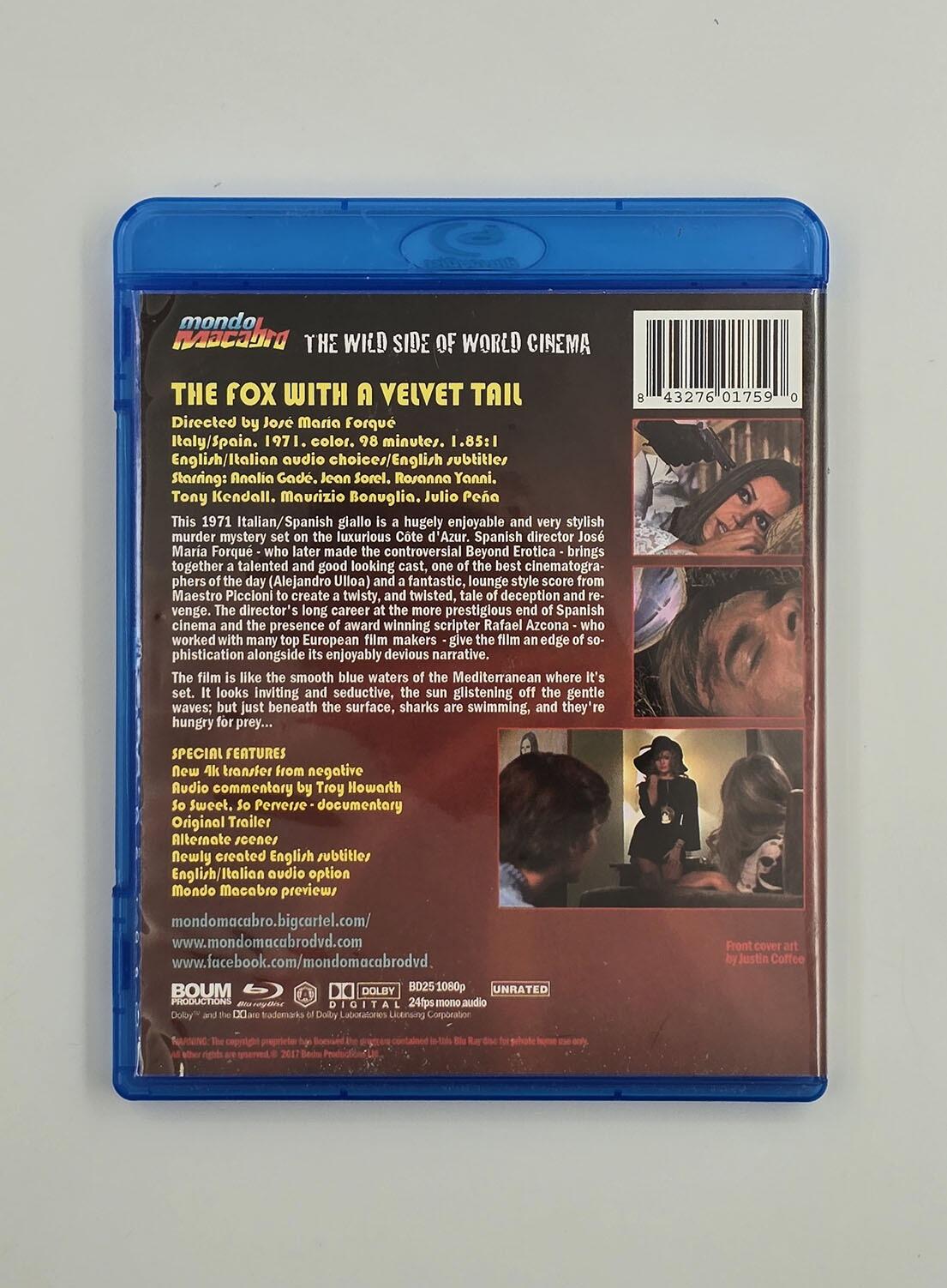 The Fox with a Velvet Tail (AKA In the Eye of the Hurricane) - Blu-Ray - Region A - [Pre-owned] - Mondo Macabro - Item Image 2