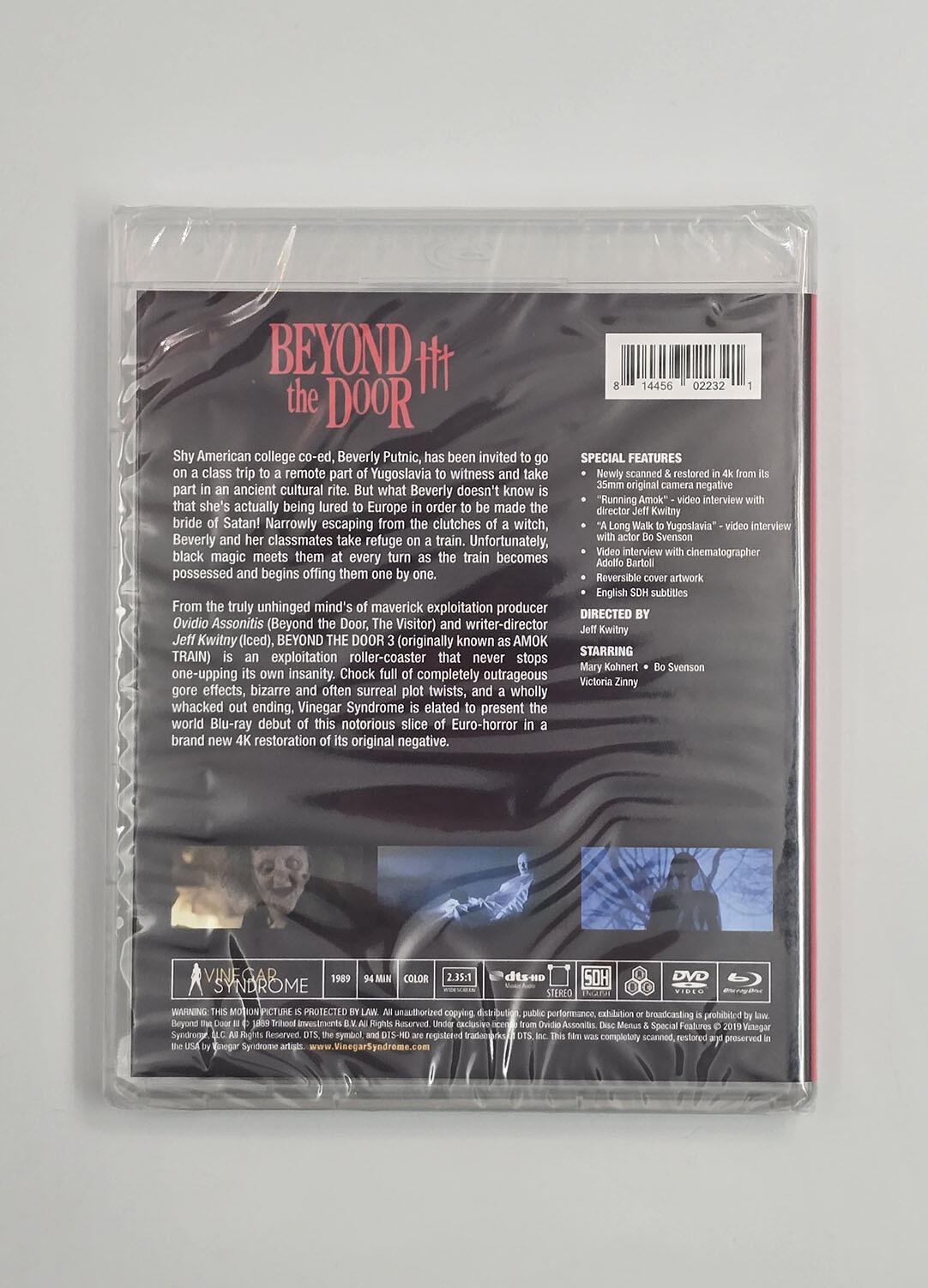 Beyond The Door III (AKA Amok Train) - VS Media Club Slipcover - Blu-Ray - Region Free - [New] - Vinegar Syndrome - Item Image 4