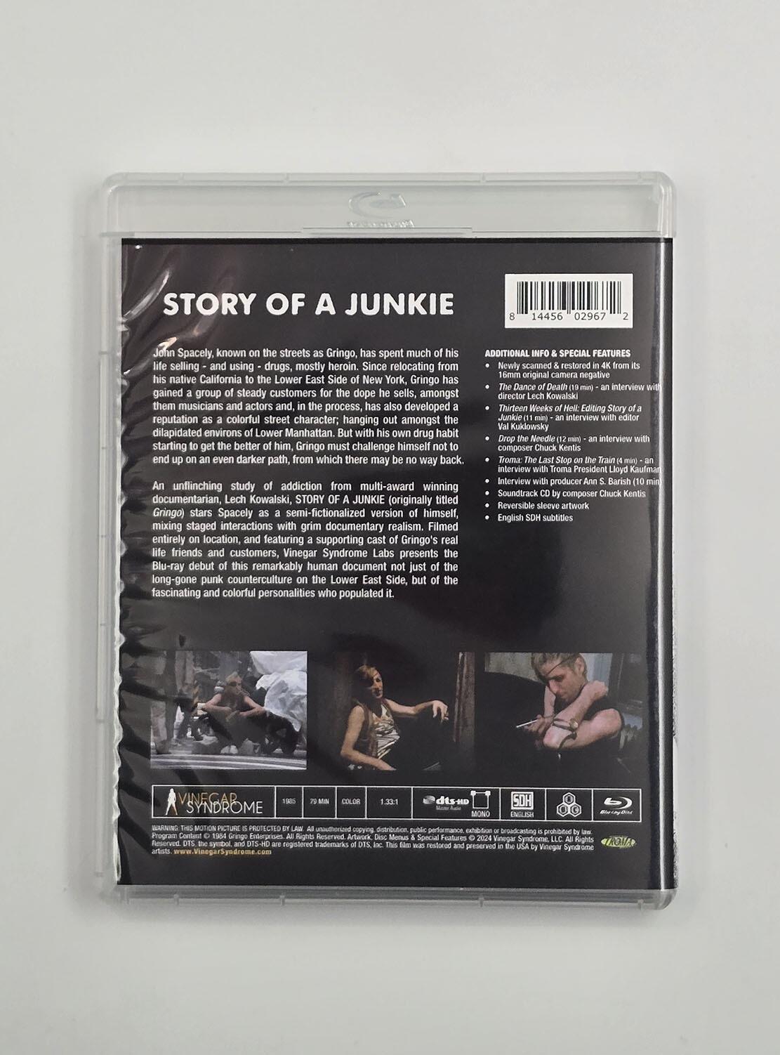 Story of a Junkie - Slipcover - Blu-Ray - Region Free - [Pre-owned] - Vinegar Syndrome - Item Image 4