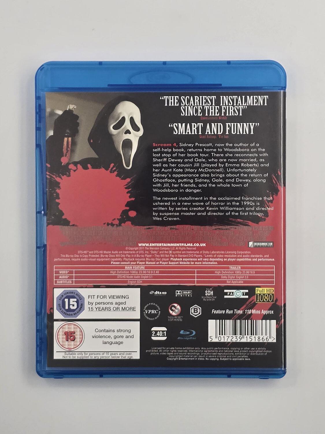 Scream 4 - Blu-Ray - Region B - [Pre-owned] -  - Item Image 2