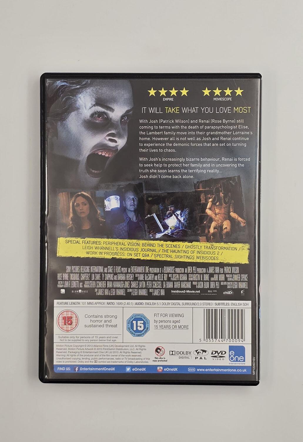 Insidious Chapter 2 - DVD - Region 2 - [Pre-owned] -  - Item Image 2