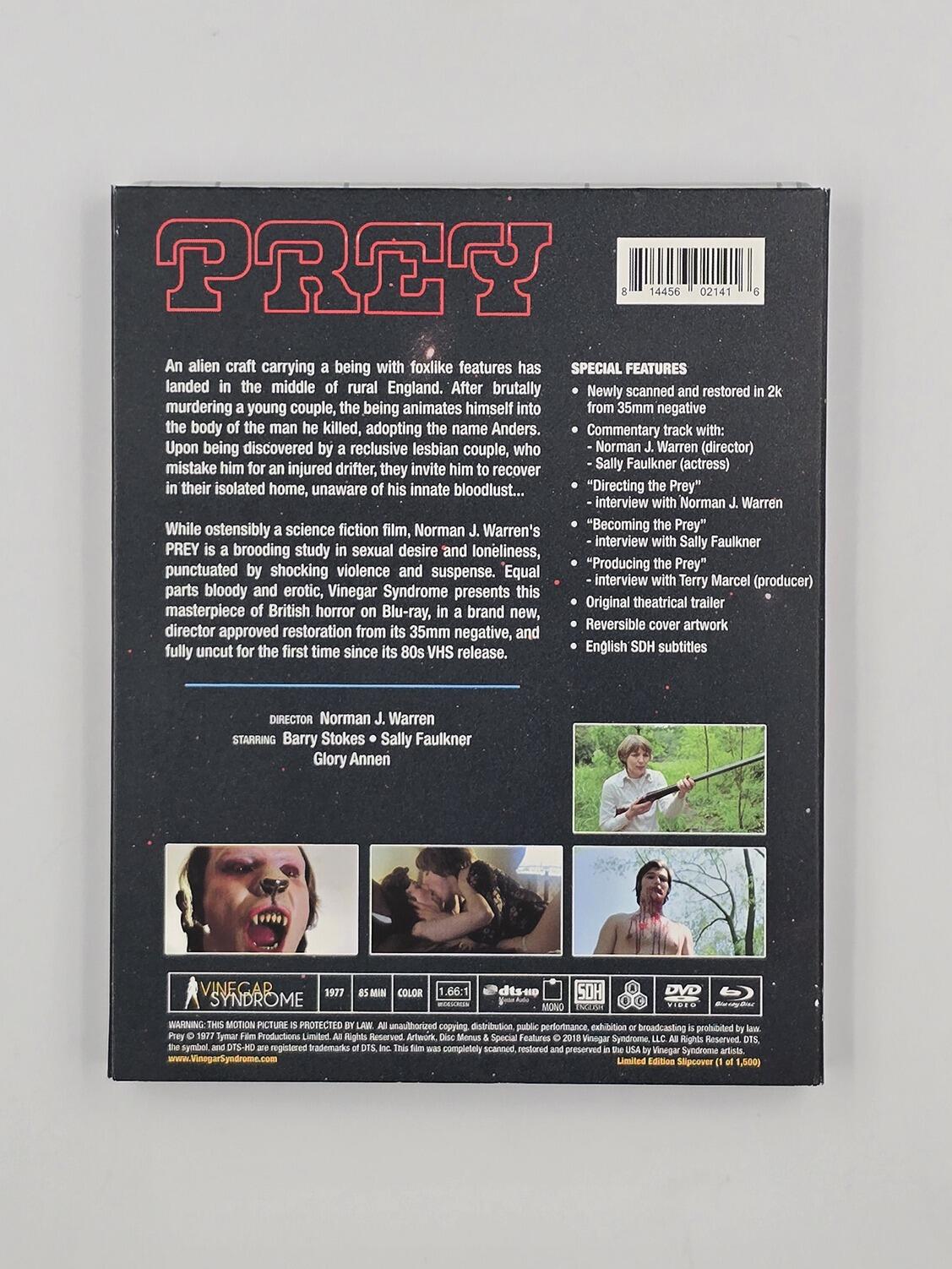 Prey (AKA Alien Prey) - Slipcover - Blu-Ray + DVD - Region Free - [Pre-owned] - Vinegar Syndrome - Item Image 2