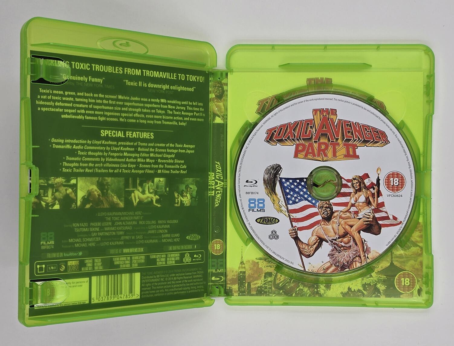 The Toxic Avenger Part II - Blu-Ray - Region Free - [Pre-owned]