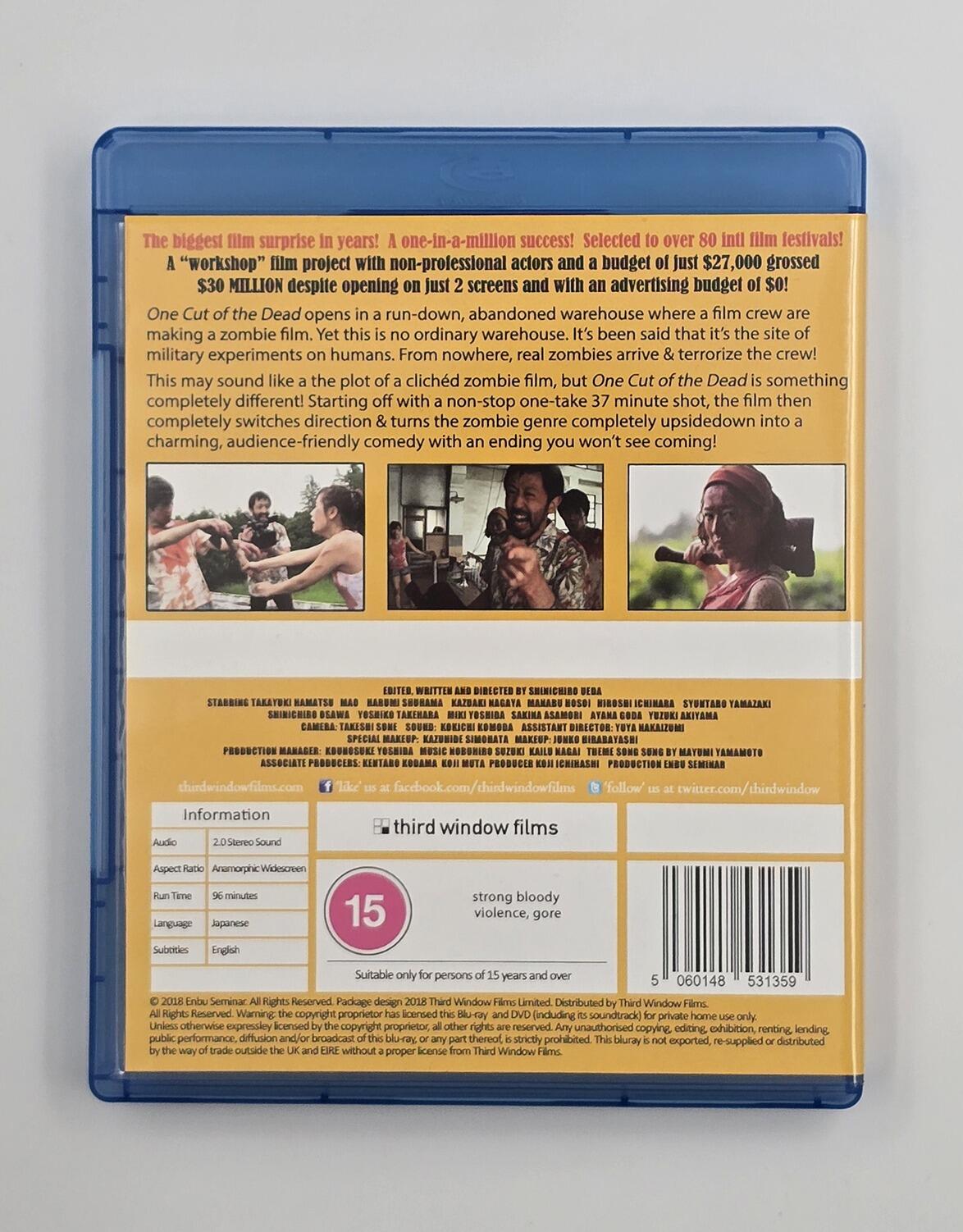 One Cut of the Dead: Hollywood Edition - Limited Edition - Slipcover - Blu-Ray - Region Free - [Pre-owned] - Third Window Films - Item Image 4