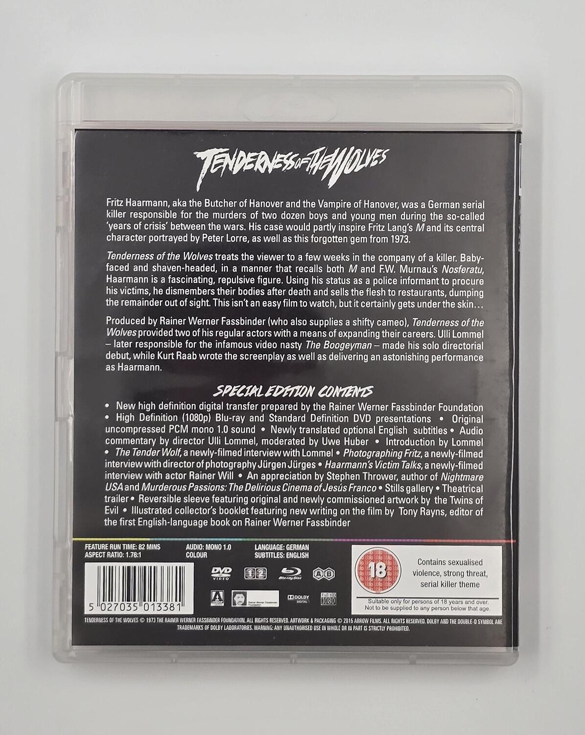 Tenderness of the Wolves - Blu-Ray (Region A+B) + DVD (Region 1+2) - [Pre-owned] - Arrow Video - Item Image 2