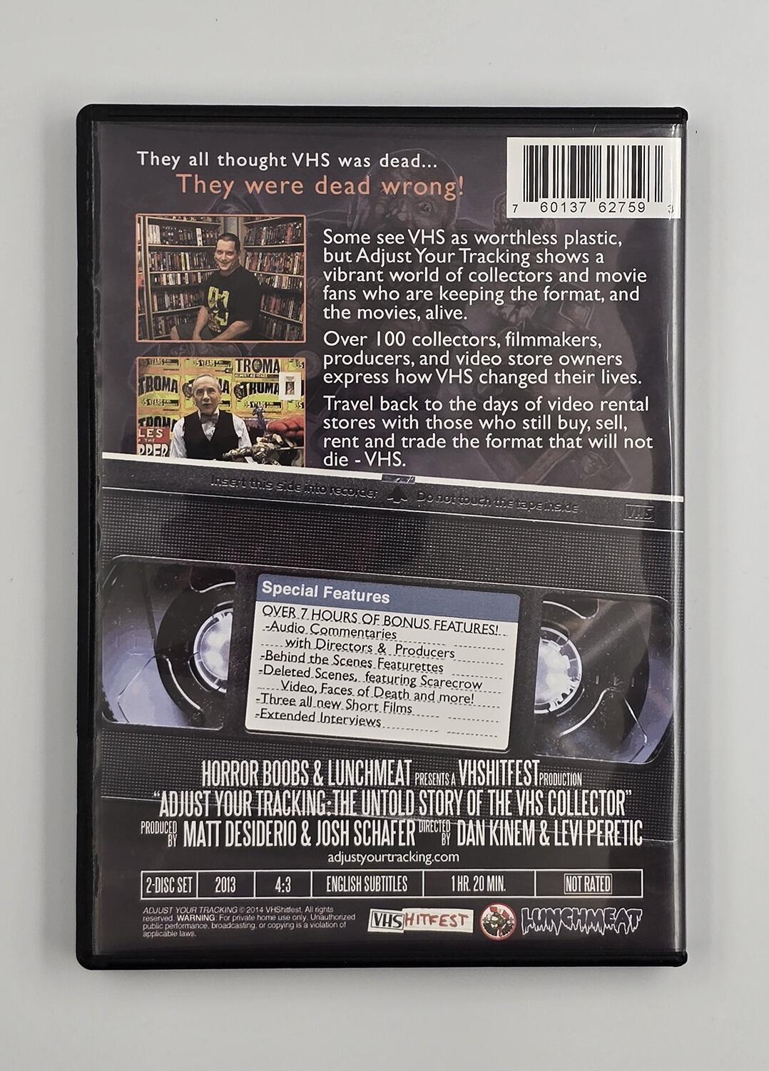 Adjust Your Tracking: The Untold Story of the VHS Collector - VHS + DVD - Region Free - [Pre-owned] - VHShitfest - Item Image 4