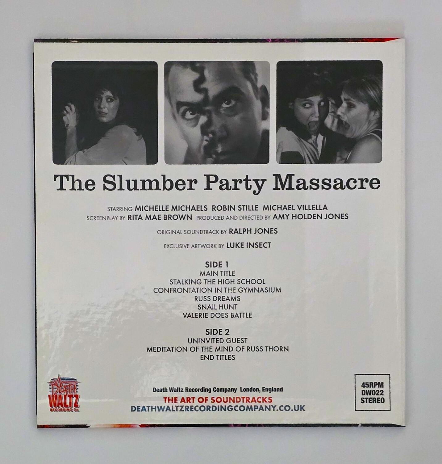 The Slumber Party Massacre: Original Motion Picture Soundtrack - Clear Vinyl - [Pre-owned] - Death Waltz - Item Image 2