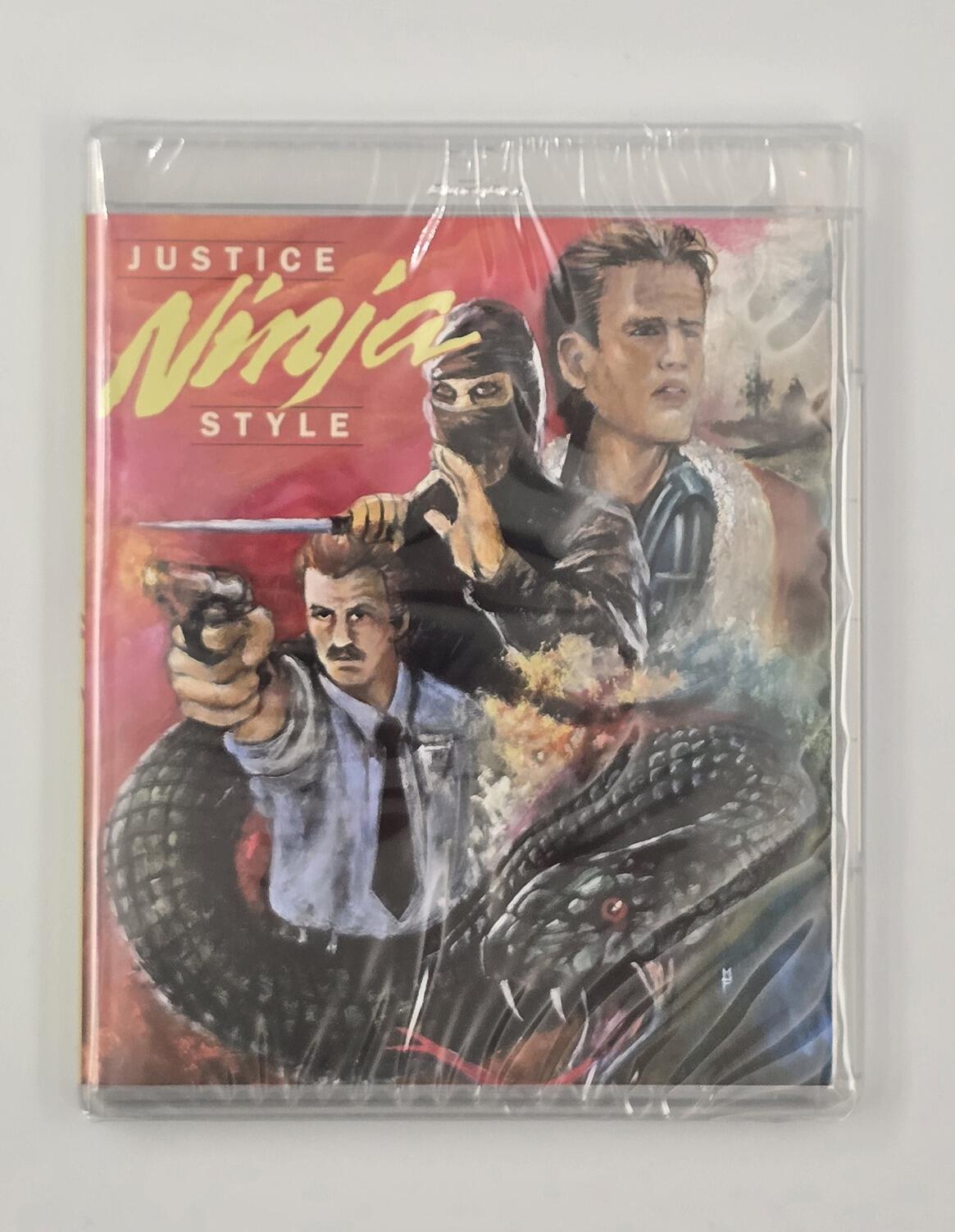Justice Ninja Style - Slipcover - Blu-Ray  - Region Free - [New] - VHShitfest - Item Image 3