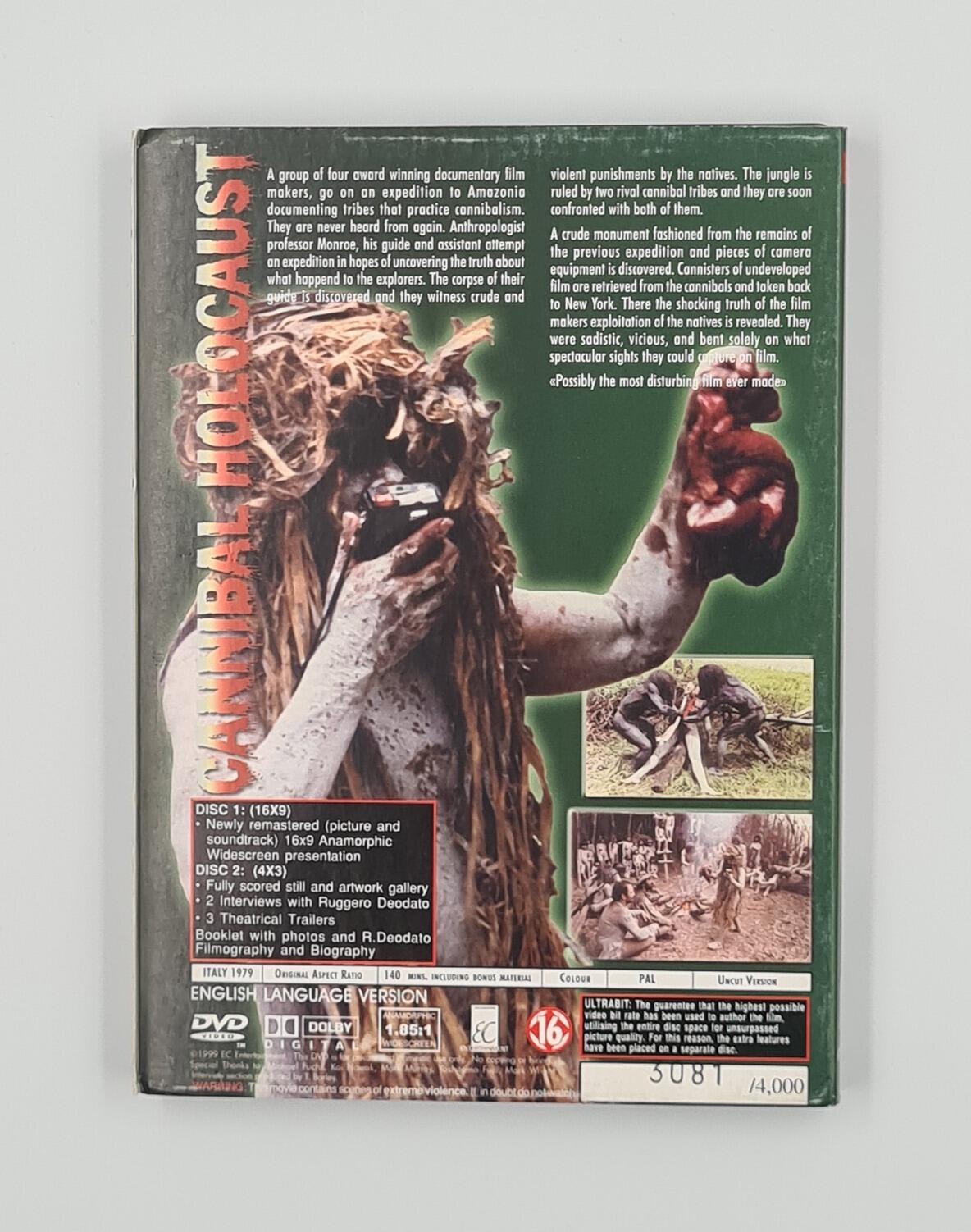Cannibal Holocaust - Limited Edition - Slipcover - DVD - Region 2 - [Pre-Owned] - EC Entertainment - Item Image 2