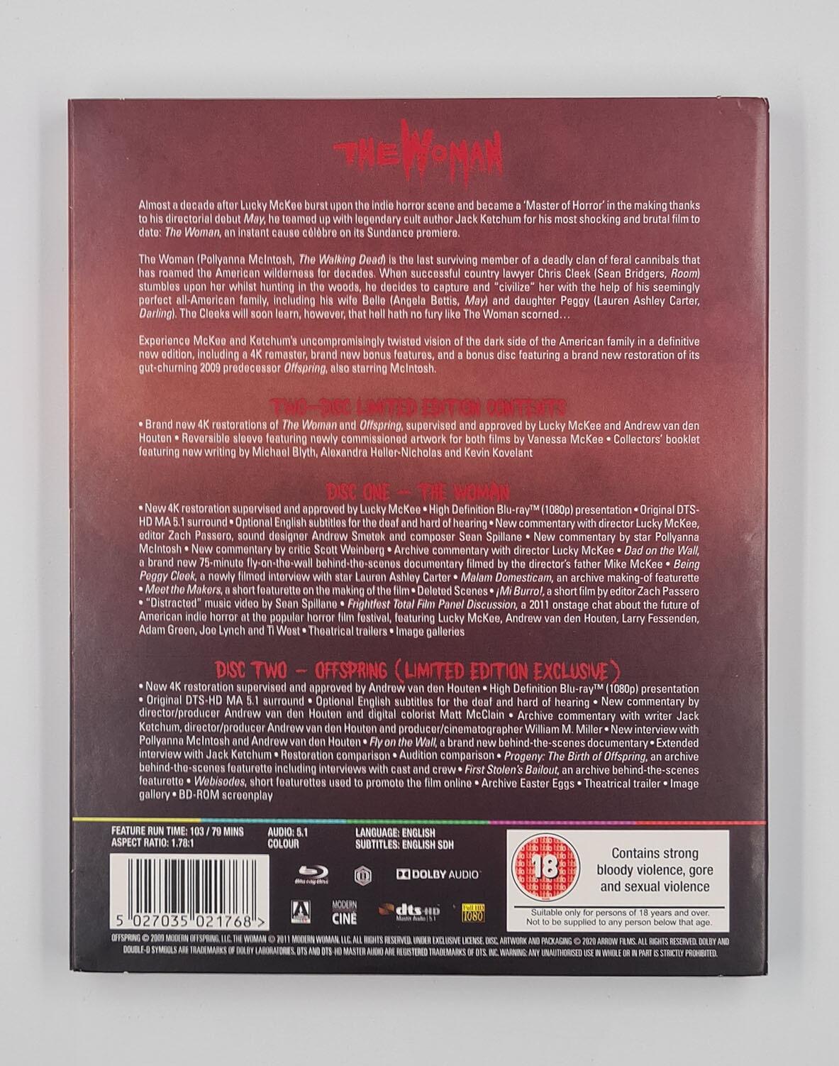 The Woman - Limited Edition - Slipcover - Blu-Ray - Region B - [Pre-owned] - Arrow Video - Item Image 2