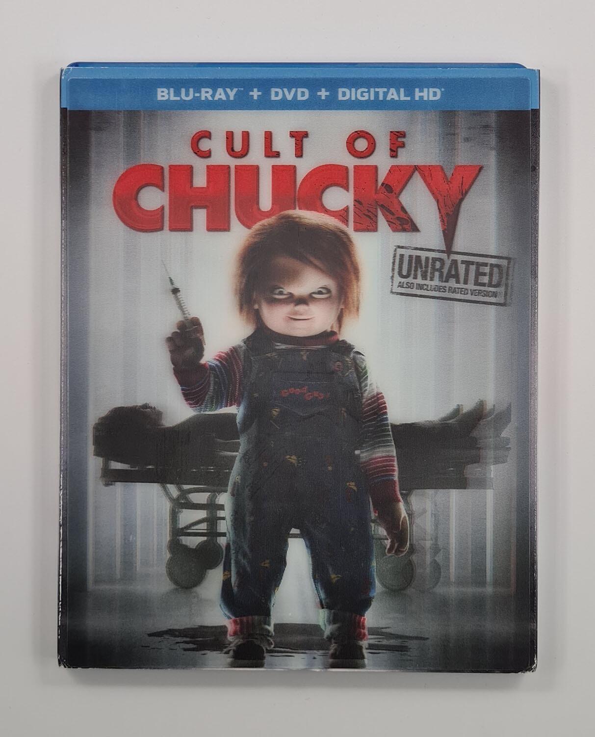Cult of Chucky (Unrated + R-Rated) - Slipcover - Blu-Ray (Region Free) + DVD - (Region 1) - [Pre-owned] - Universal - Item Image 1