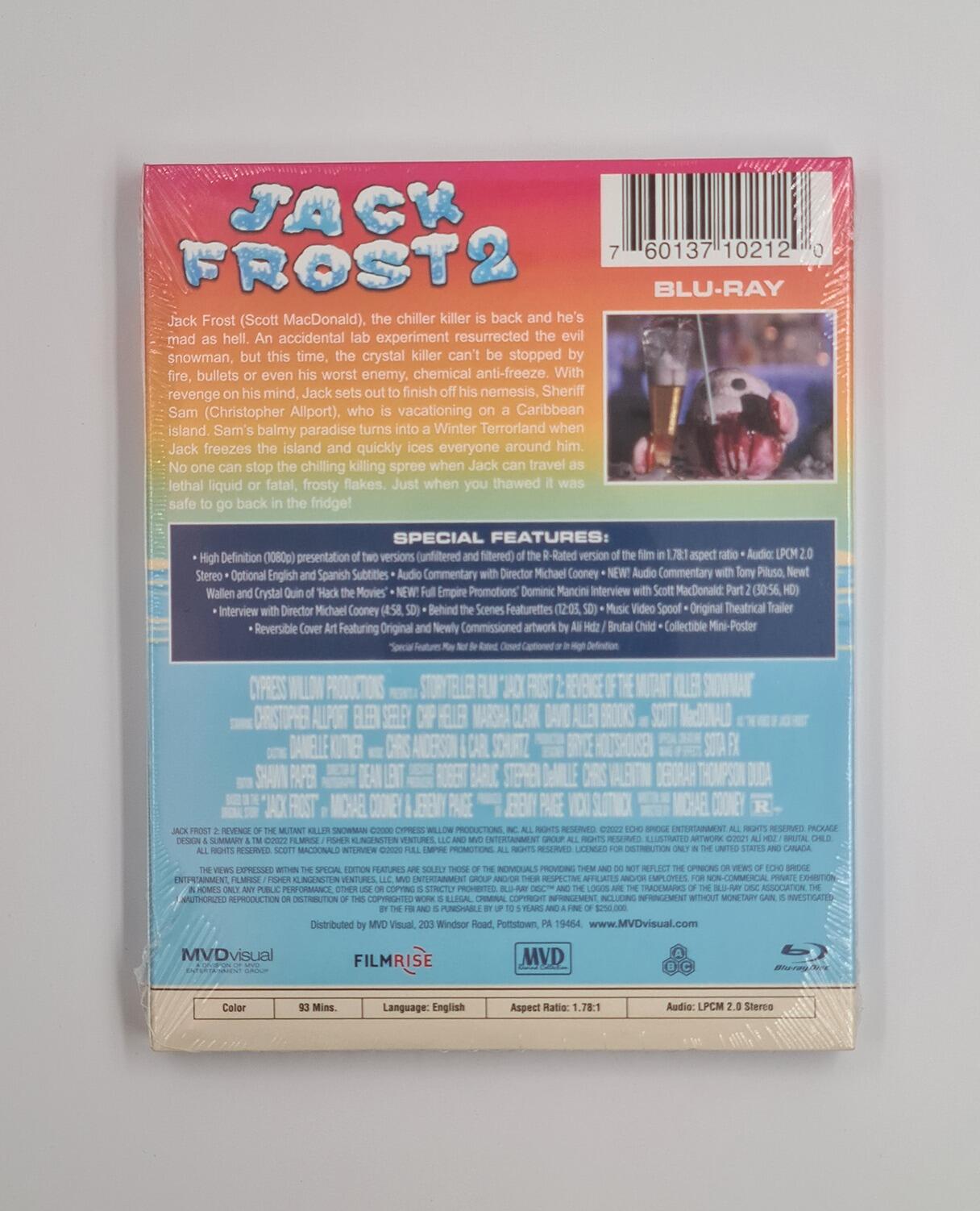 Jack Frost 2 - Slipcover - Blu-Ray - Region Free - [New] - MVD Entertainment - Item Image 2